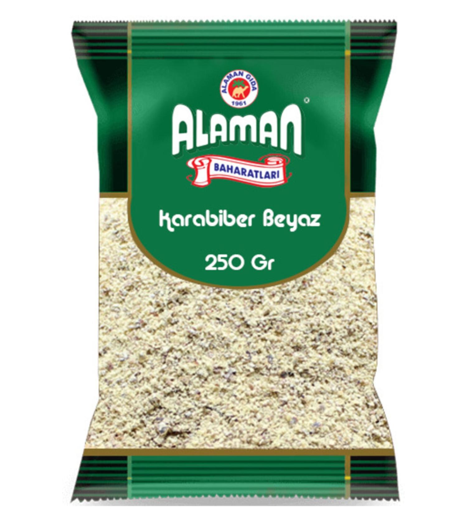 ALAMAN SPICES Black Pepper White Powder 250 Gr