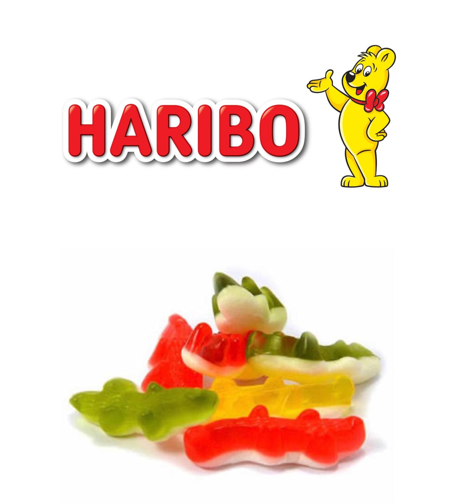 Haribo Giant Crocodile 1 Kg. Double Layer Jelly Beans