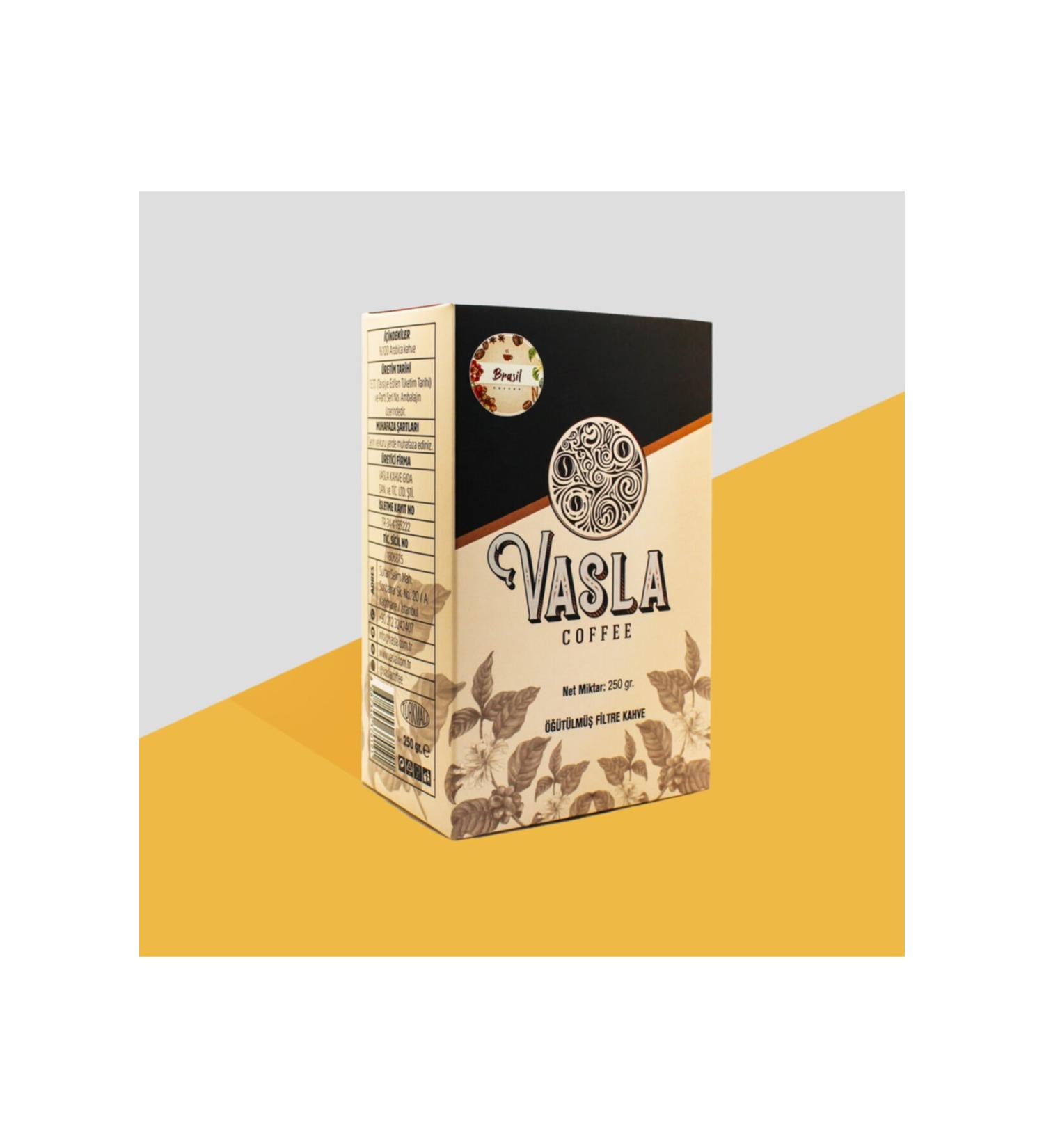 VASLA COFFEE Vasla Brazilian Filter Coffee 250gr.(box)