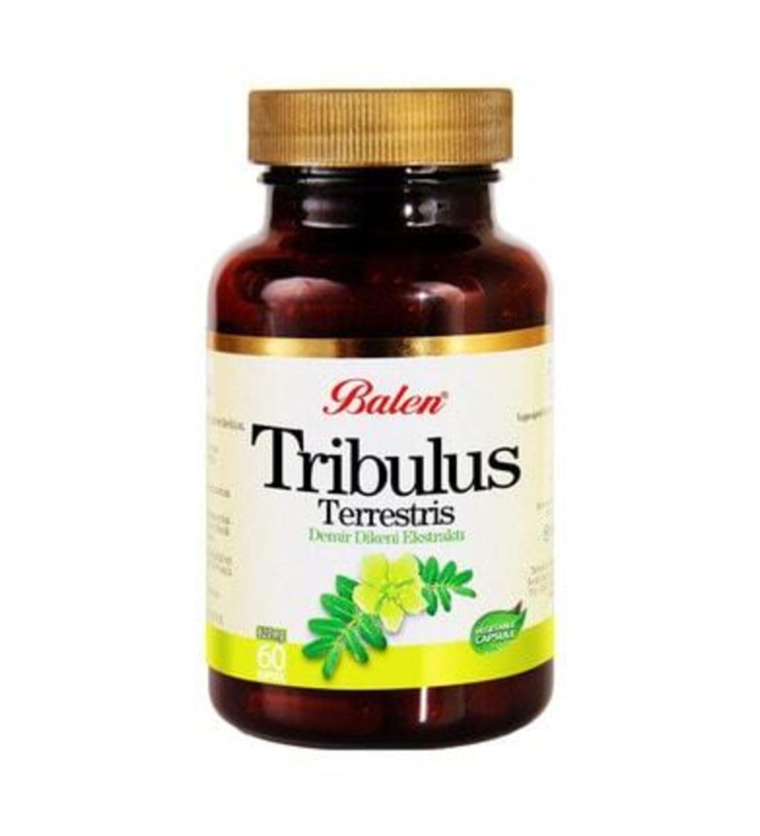 Balen Tribulus Terrestris Iron Thorn Extract 60 Capsules X 620 Mg Tiribulus