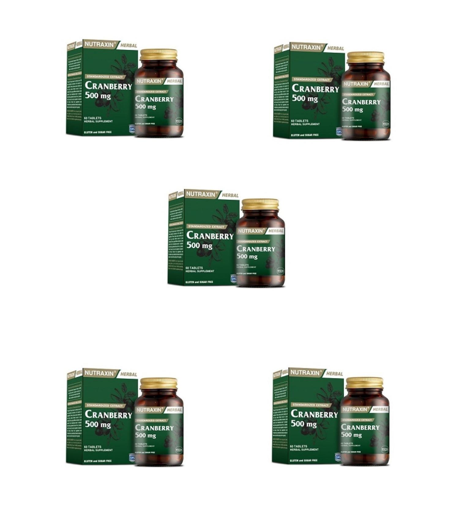 Nutraxin Cranberry with Cranberry Content 5 Pieces