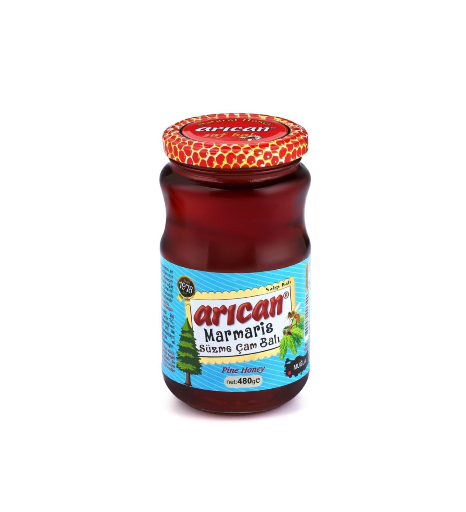 Ar can Marmaris Pure Pine Honey 480gr