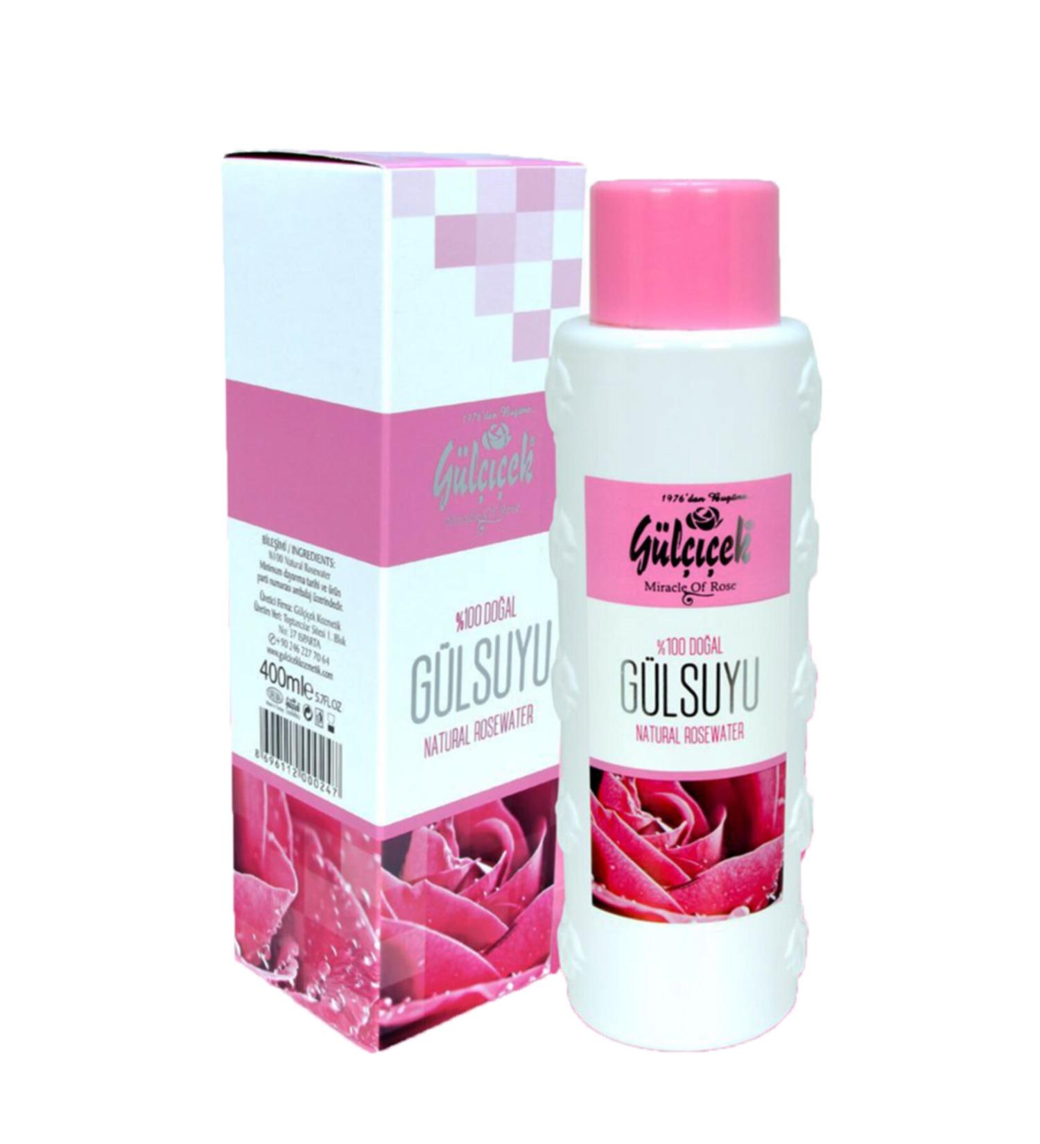 G L EK COSMETICS G l i ek Natural Rose Water 0 Natural Boxed 400 ml
