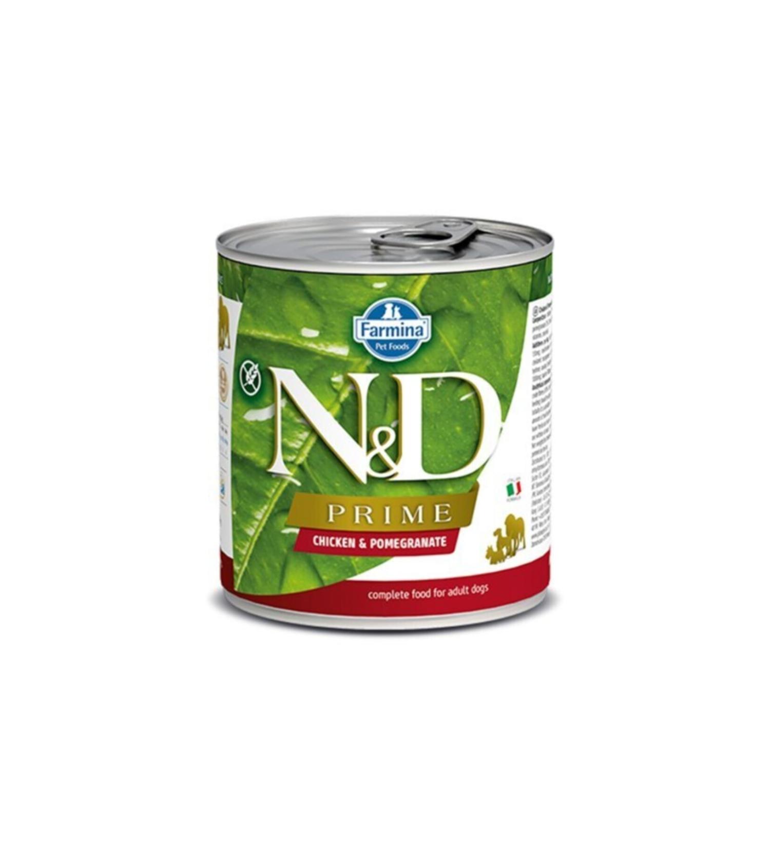 N & D Prime Chicken and Pomegranate Puppy Canned Food 285 Gr