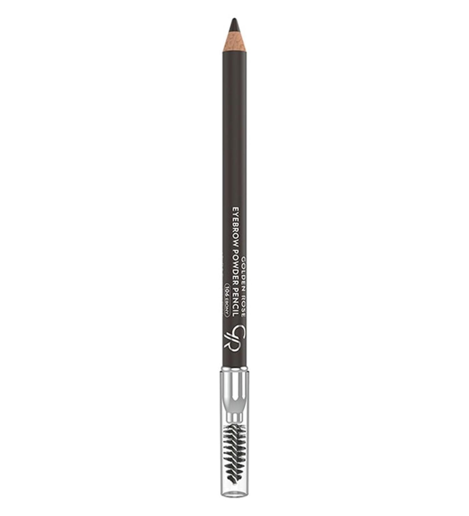 Golden Rose Brand: Eyebrow Powder Pencil Eyebrow Pencil 106 Ebony Category: Eyeliner