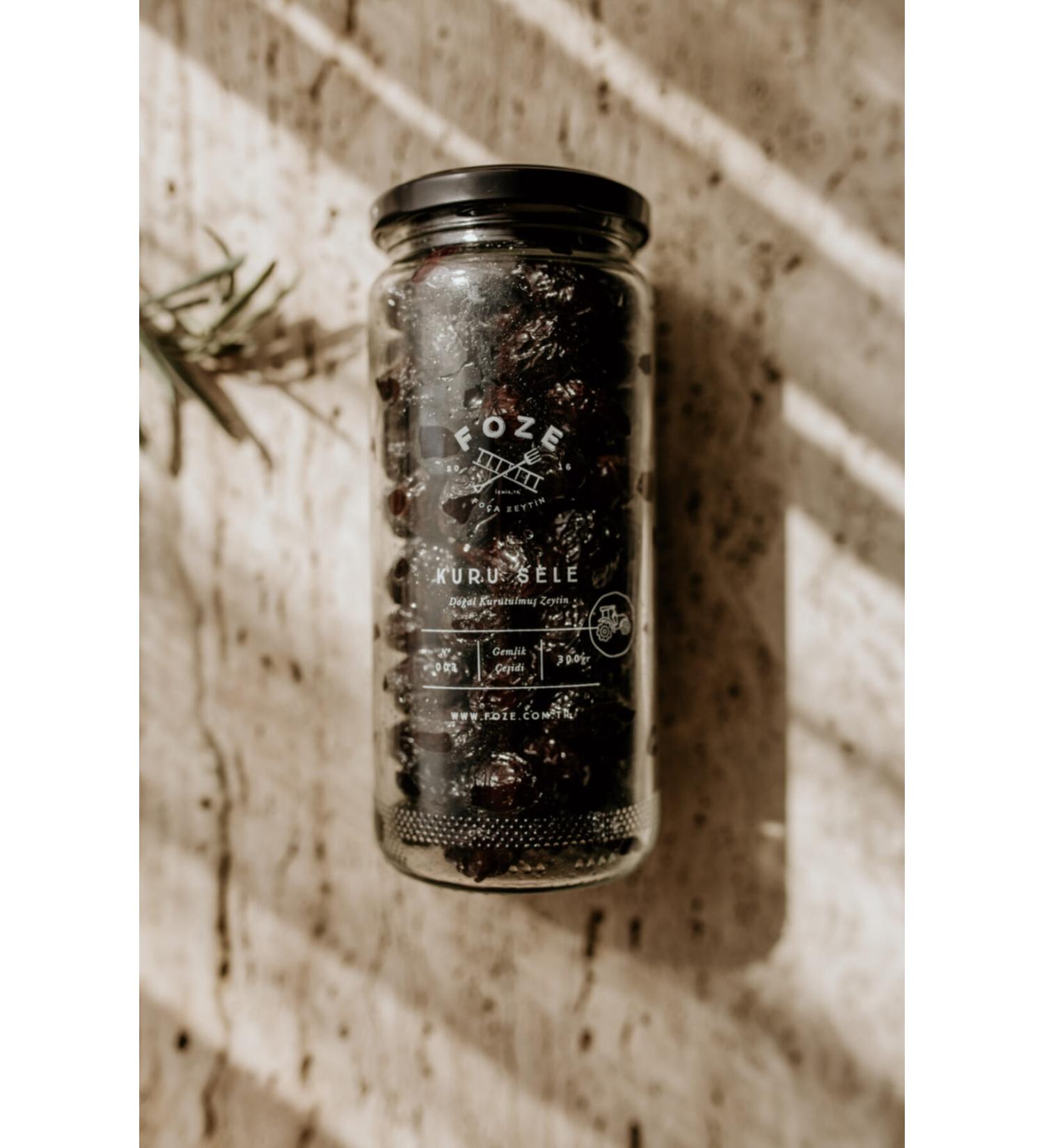 Foze Lightly Salted Dry Black Olives 300 gr - New Crop - Buy Online on GoSupps.com