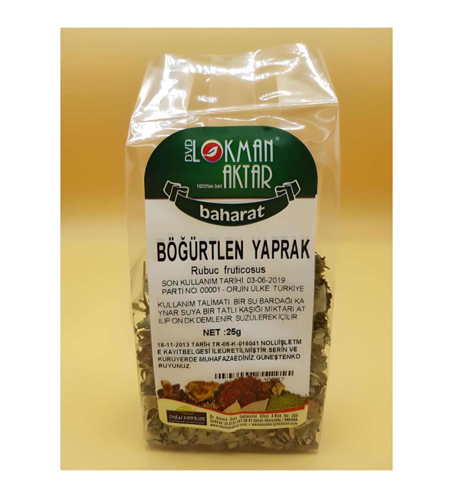 Lokman Aktar Blackberry Leaf 25 G