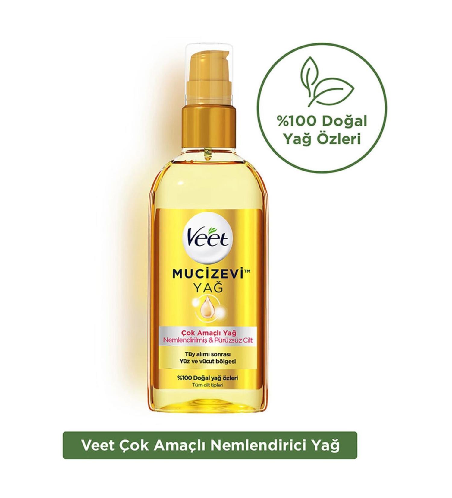 Veet Brand: Miraculous Oil 100 Ml - Multi-Purpose Moisturizer Category: After Shave Product - Buy Online on GoSupps.com