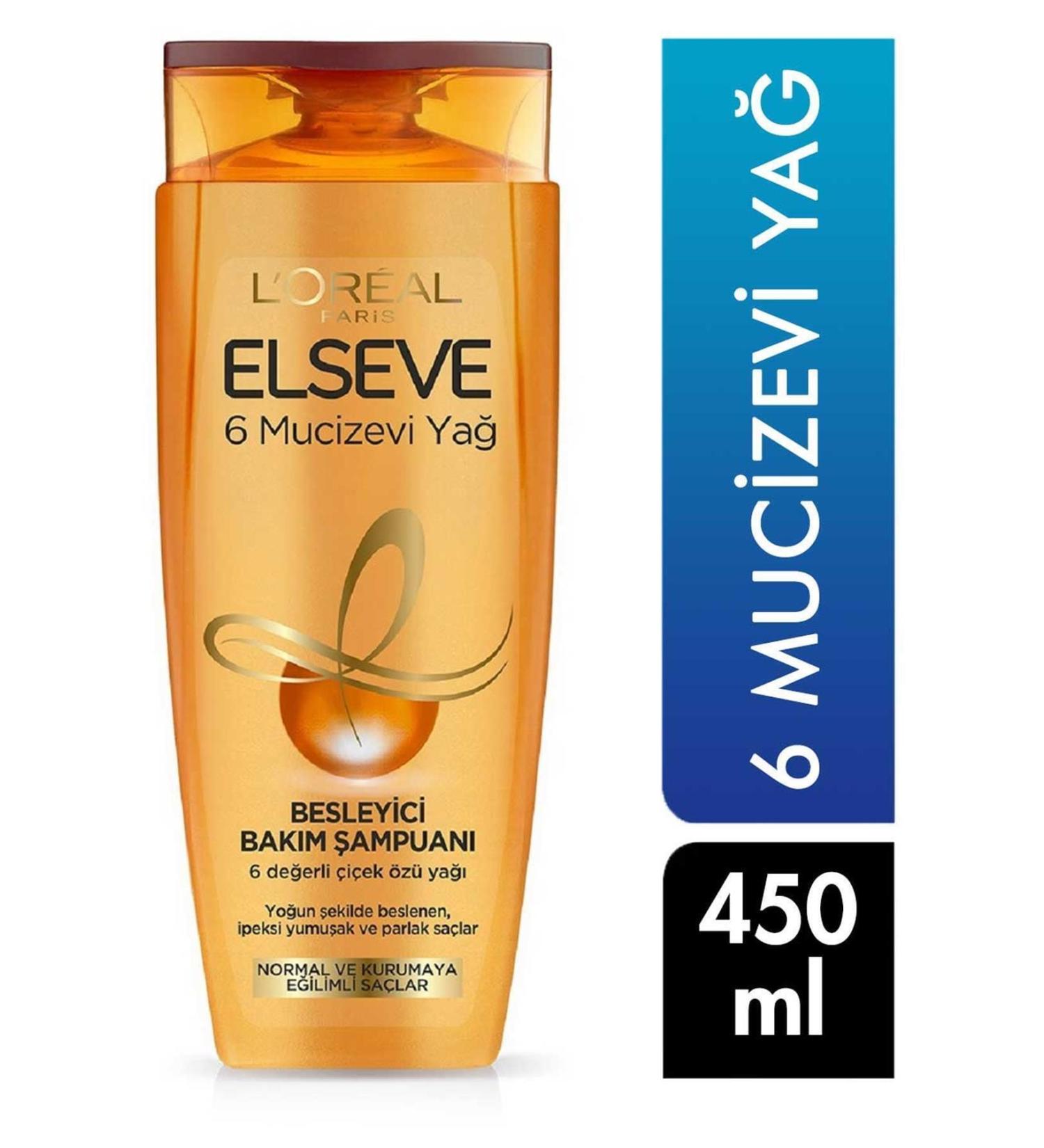 Elseve Brand: Shampoo 450 Ml Nourishing 6 Miraculous Oils 3600523949335 Category: Shampoo