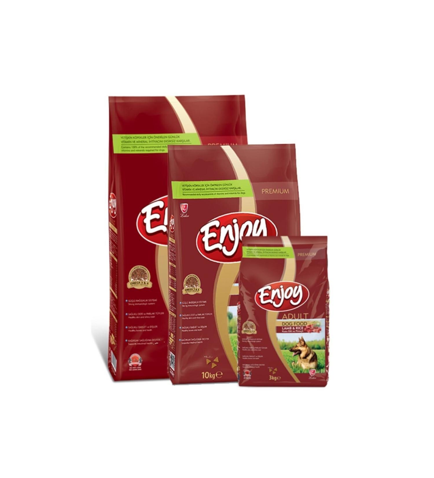 Enjoy Lamb & Rice Adult Dog Food 10 kg