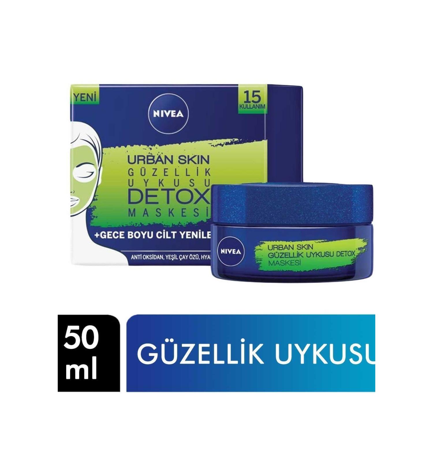 NIVEA Brand: Beauty Sleep Face Mask 50 Ml Urban Skin Detox 4005900587787 Category: Face Cream