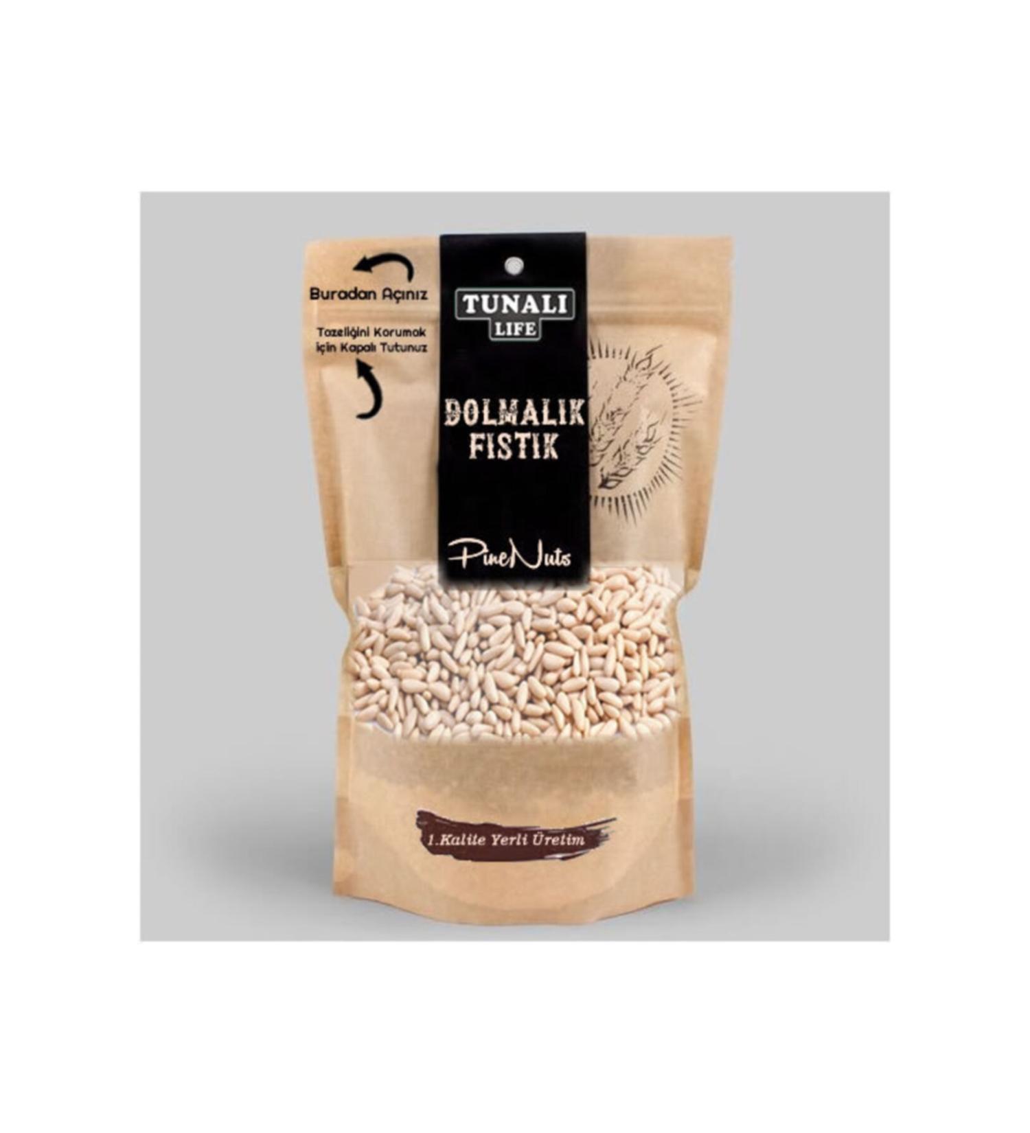 Tunali Life Stuffed Pistachios - Pine Nuts - Local - White 100 gr