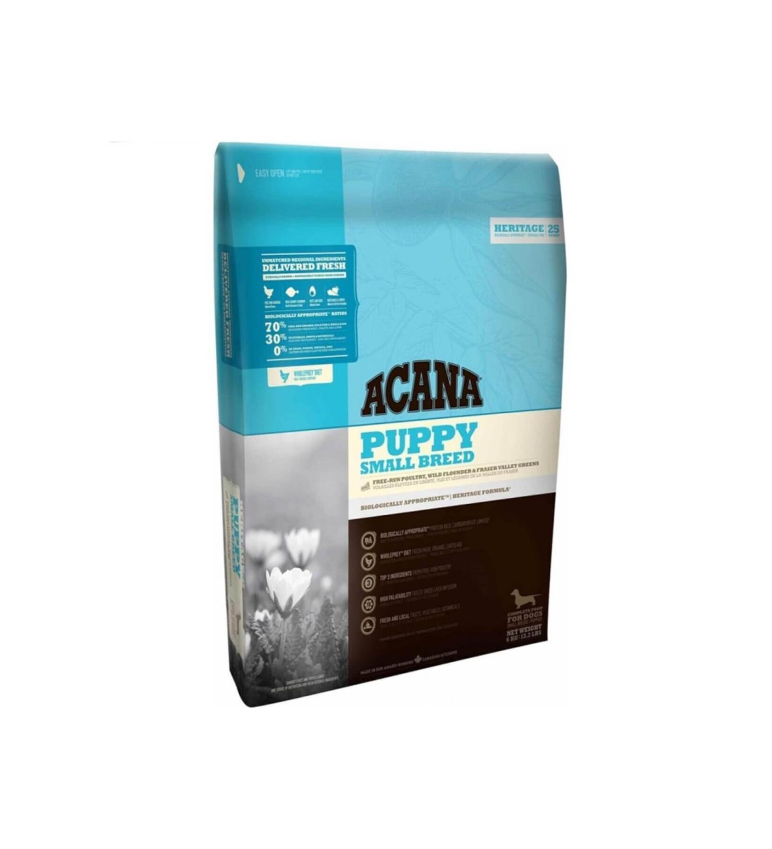 Acana Grain Free Chicken Fish Small Breed Puppy Food 6 Kg