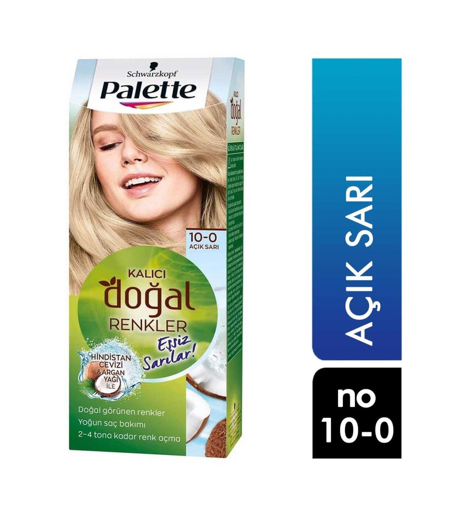 Palette Brand: Natural Permanent Colors Hair Dye Light Blonde 10-0 3838824346632 Category: Hair Dye