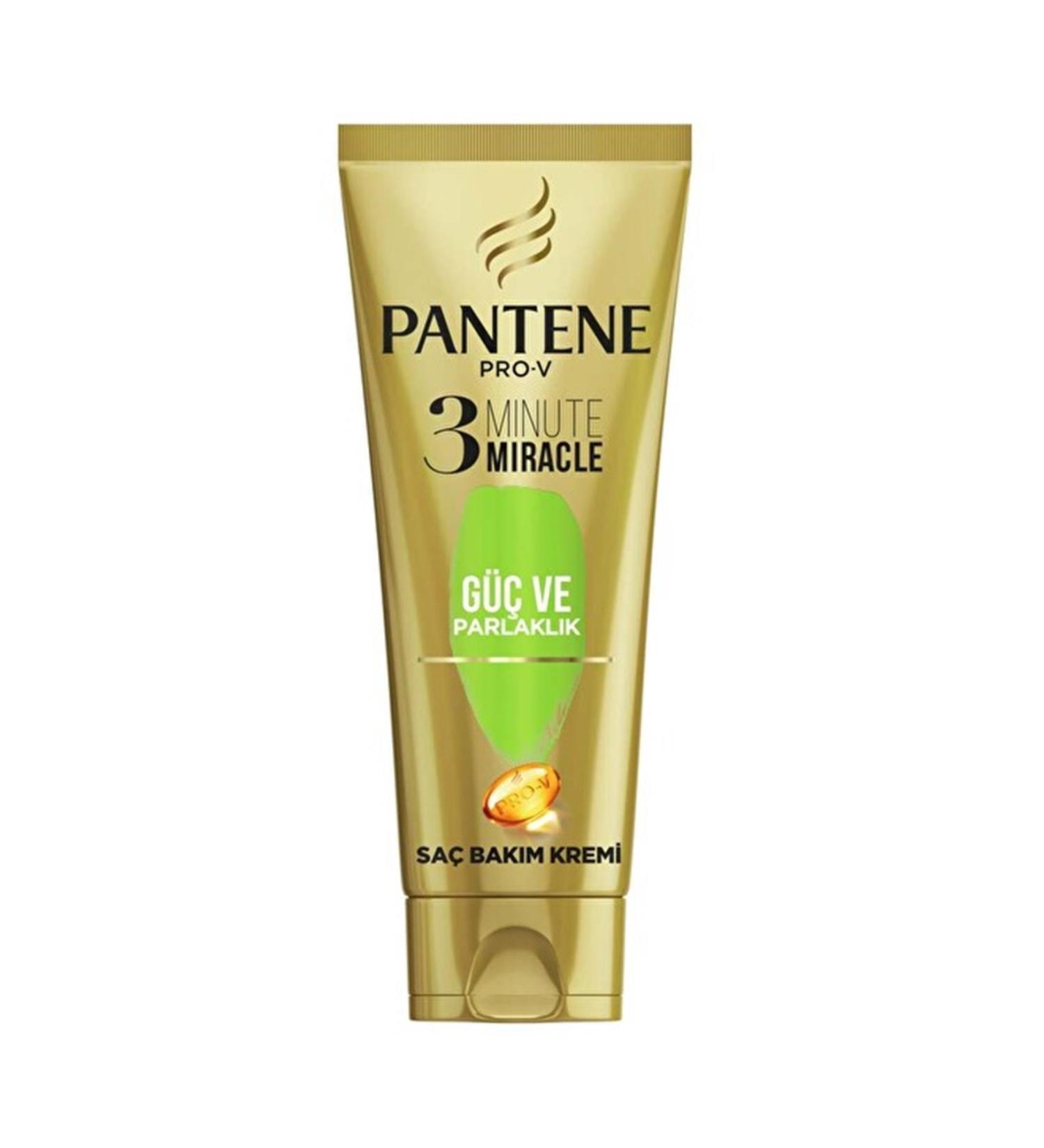Pantene 3 Minute Miracle Hair Care Conditioner Strength and Shine 200 Ml