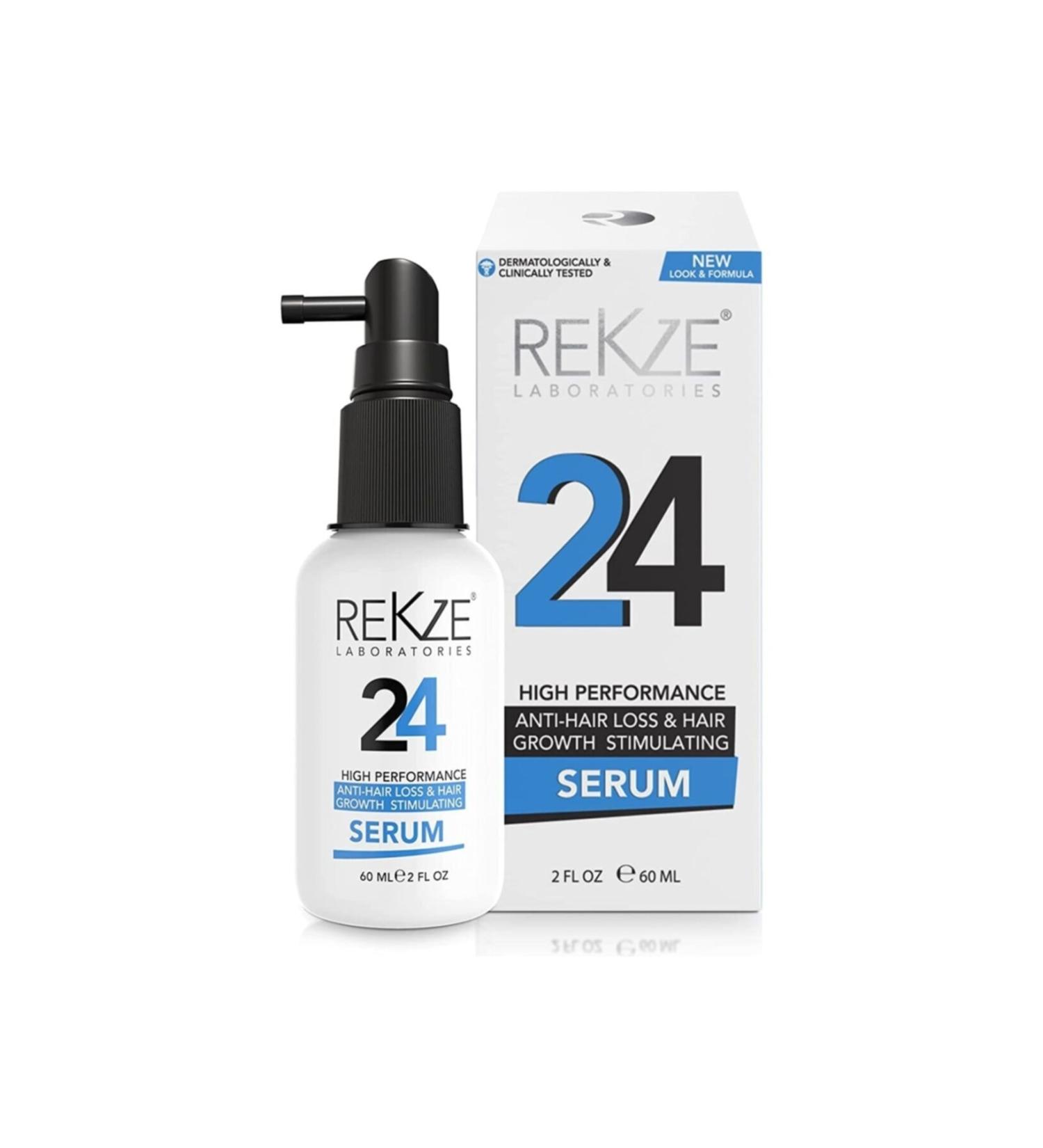 Rekze 24 Hair Thickening Growth Nourishment Hair Loss Baldness Alopecia Prevention 60 ml