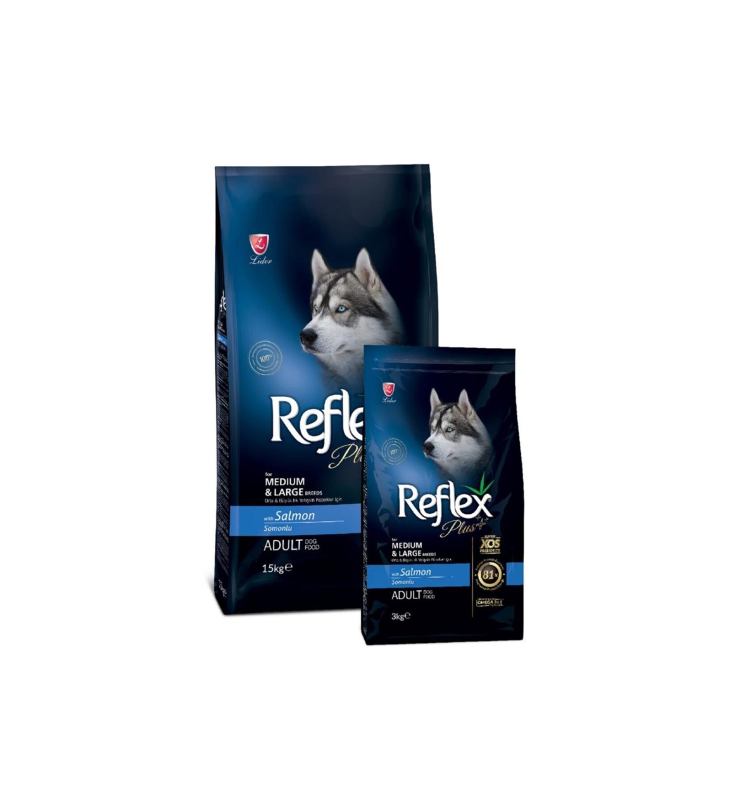 Reflex Medium & Large Breed Adult Dog Food with Salmon 3 Kg