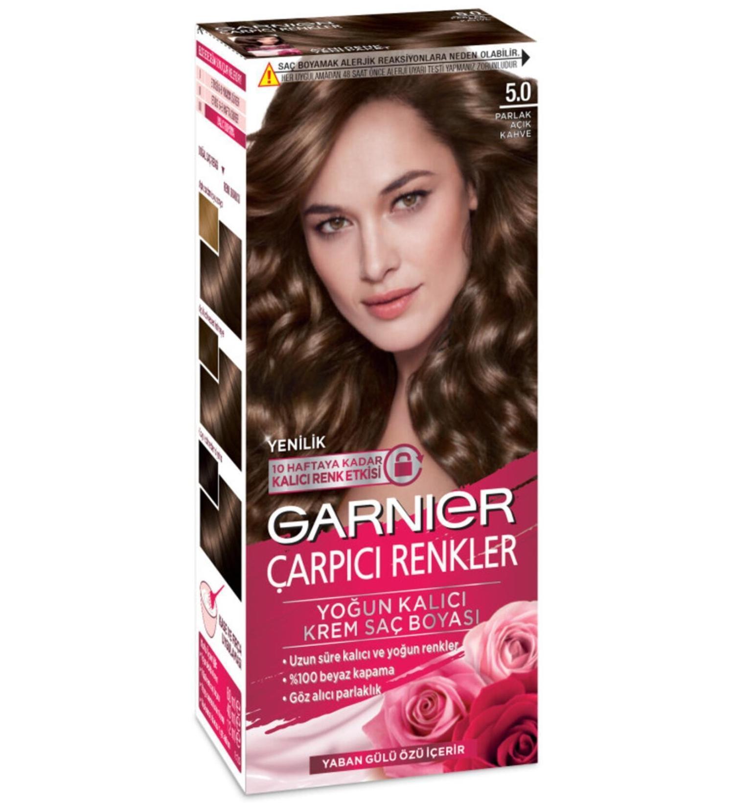 Garnier Brand: Striking Colors 5.0 Bright Light Brown Category: Hair Dye