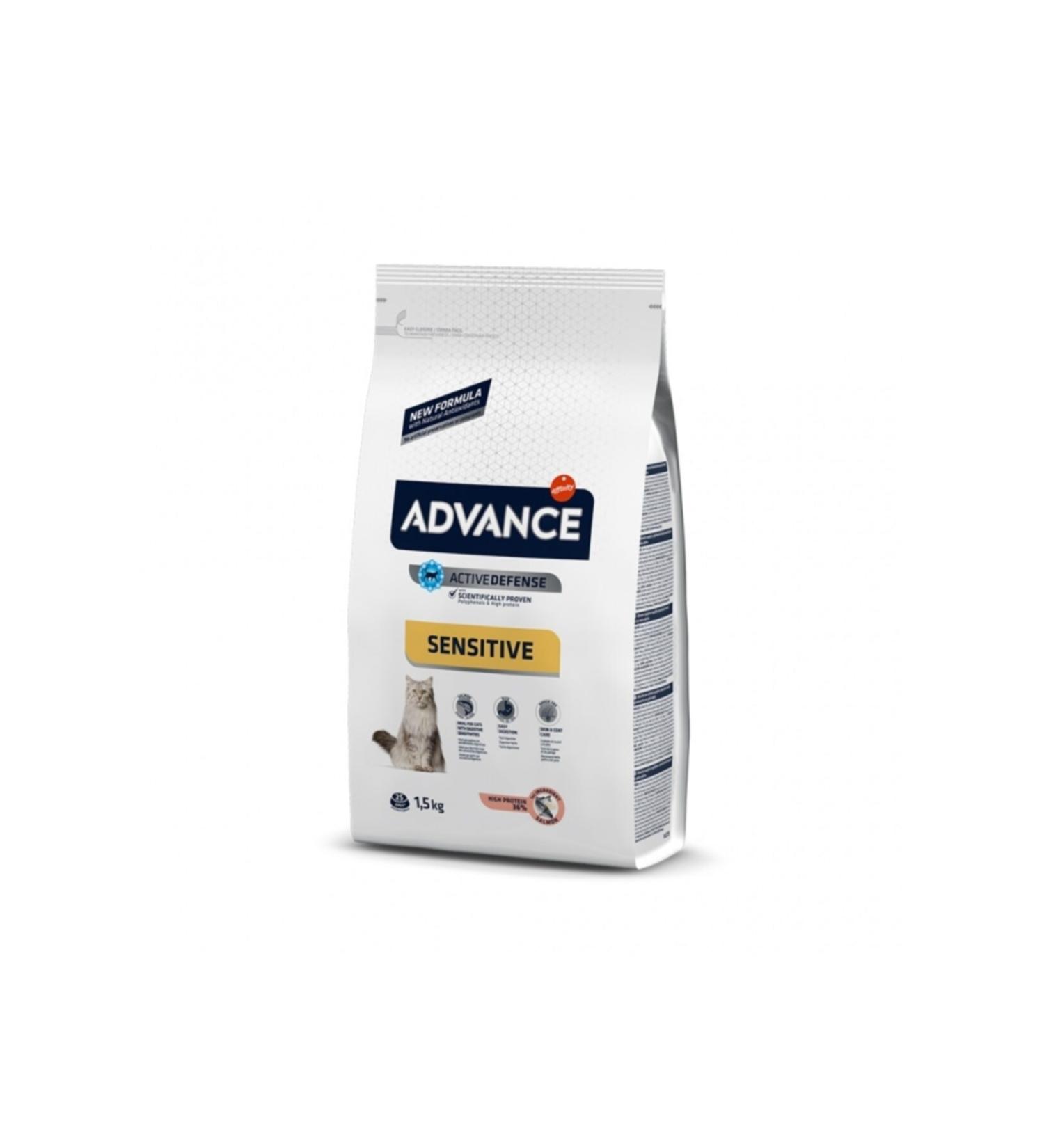 Advance Cat Sensitive Fish Adult Cat Food 1.5 Kg