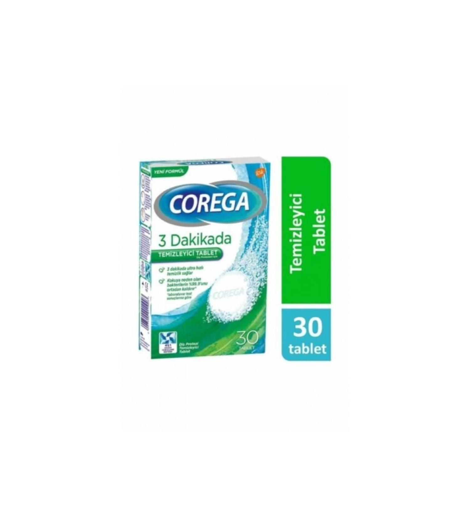 Corega Brand: Teeth Cleaner Whitener 30 Tablets Category: Hair Removal Cream