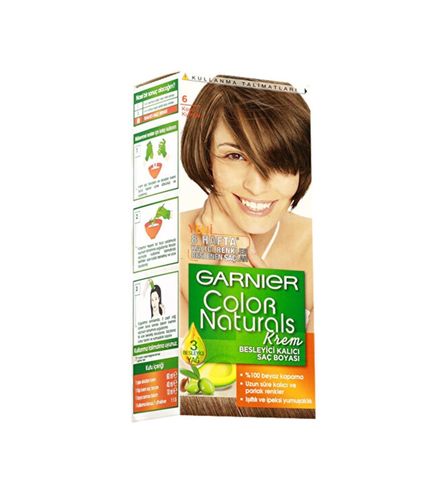 Naturel Color Brand: Garnier Color Naturels Garnier Color Naturals 6 Dark Blonde Hair Dye Category: Hair Dye
