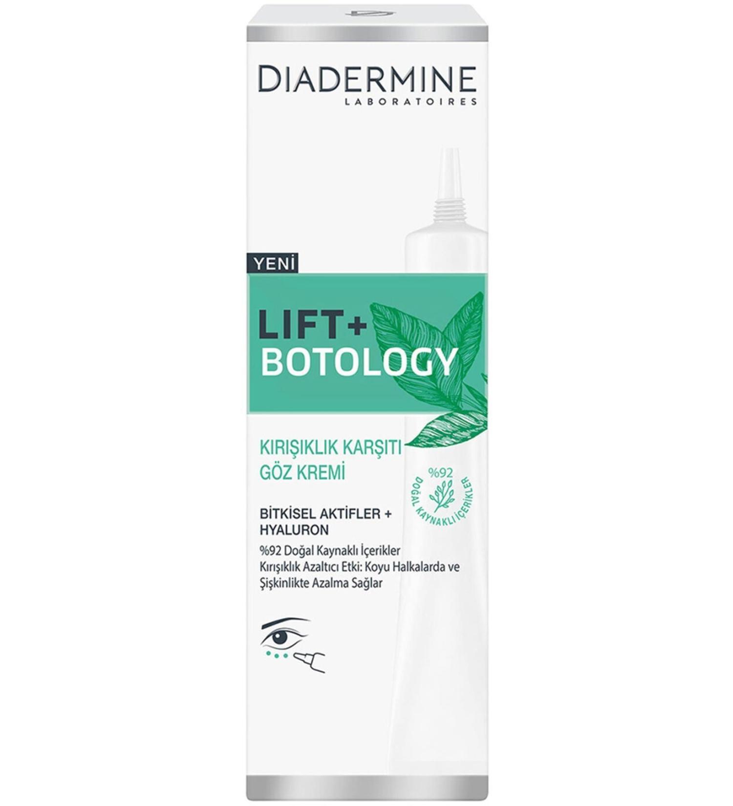 Diadermine Brand: Lift+ Botology Eye Cream 15 Ml Category: Eye Cream - Buy Online on GoSupps.com