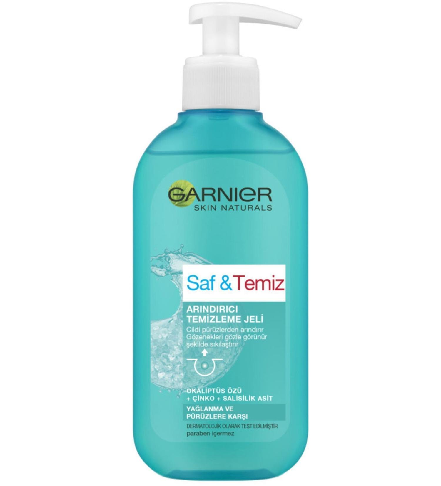 Garnier Brand: Pure & Clean Cleansing Gel 200 Ml