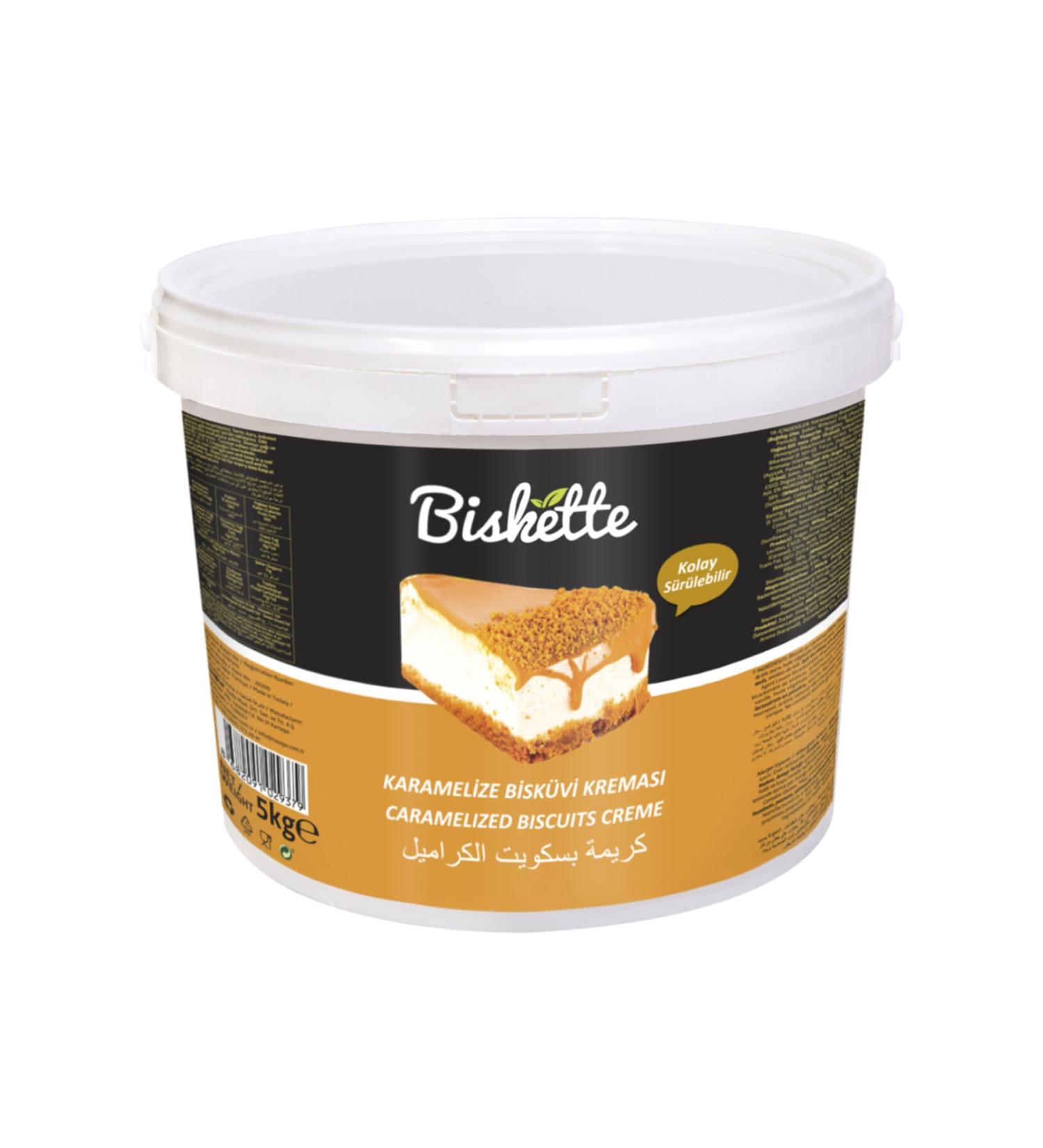 Biskette Caramelized Biscuit Cream 5 Kg Bucket