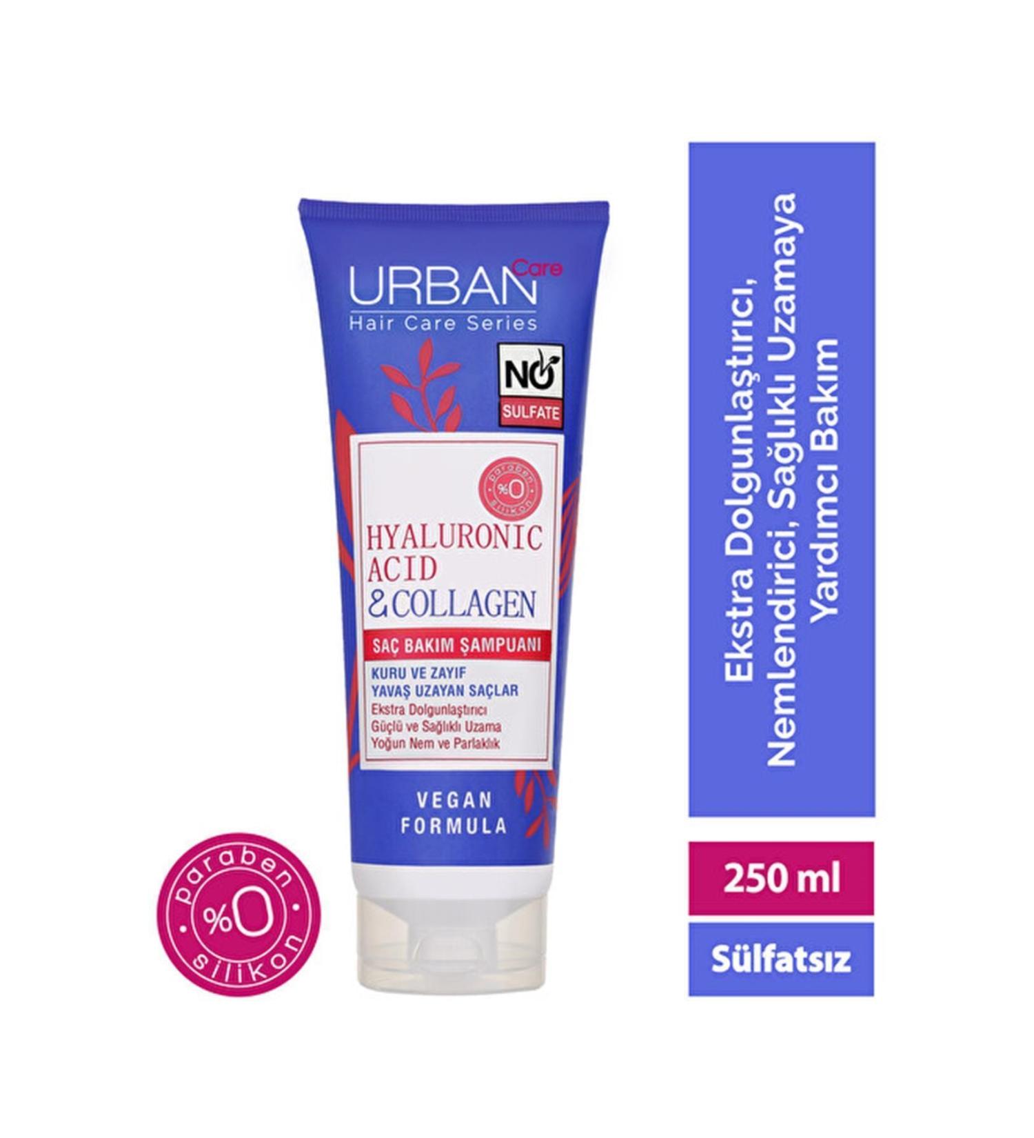 Urban Care Brand: Hyaluronic Acid & Collagen Hair Care Shampoo 250 Ml Category: Hair Vitamin