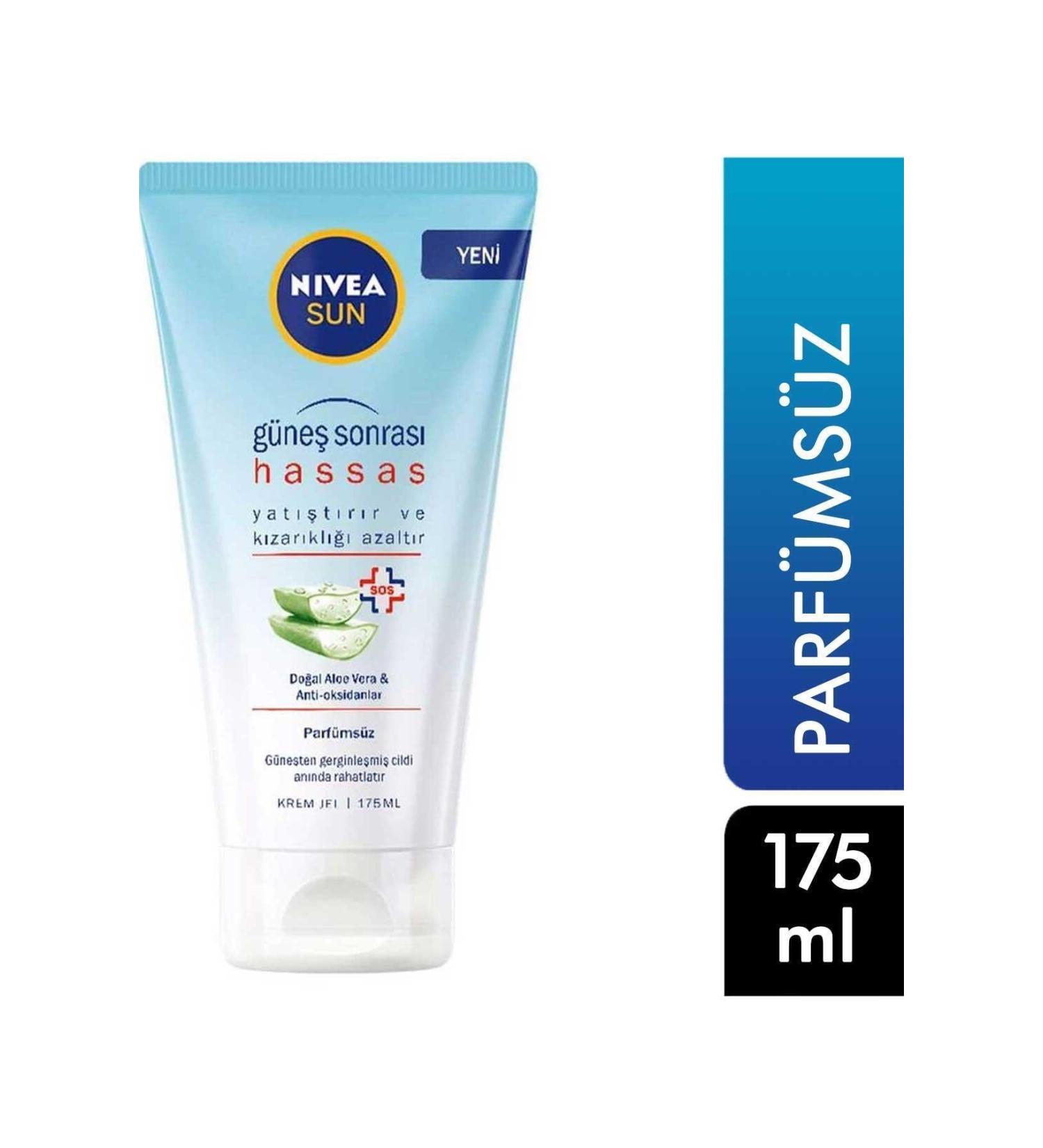 NIVEA Brand: Sun After Sun Moisturizer Sensitive Cream Gel 175 Ml 4005900695185 Category: Body Sun