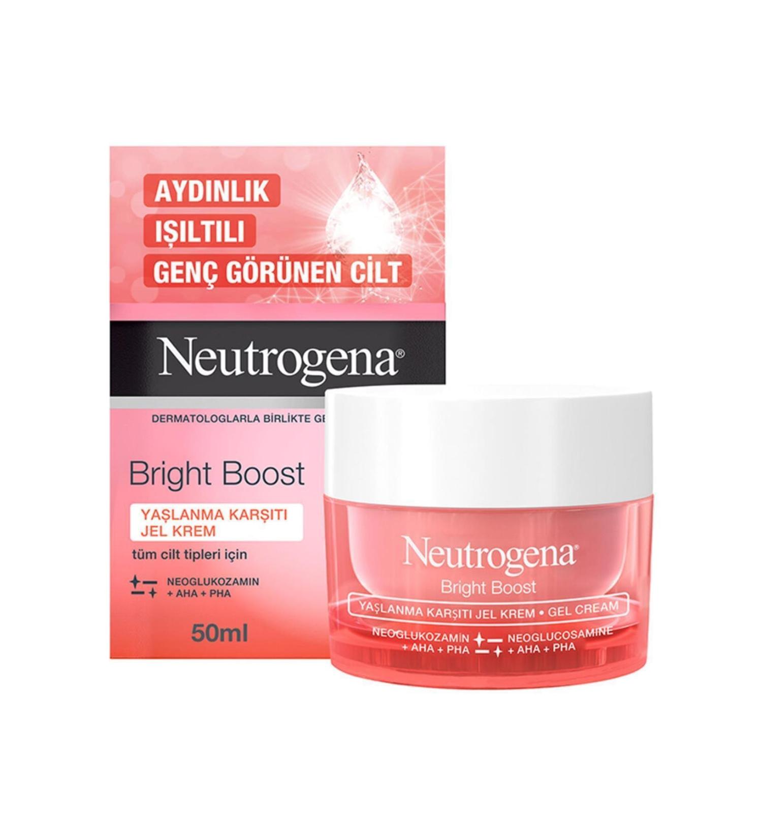Neutrogena Brand: Bright Boost Anti-Aging Gel Cream 50 Ml K
