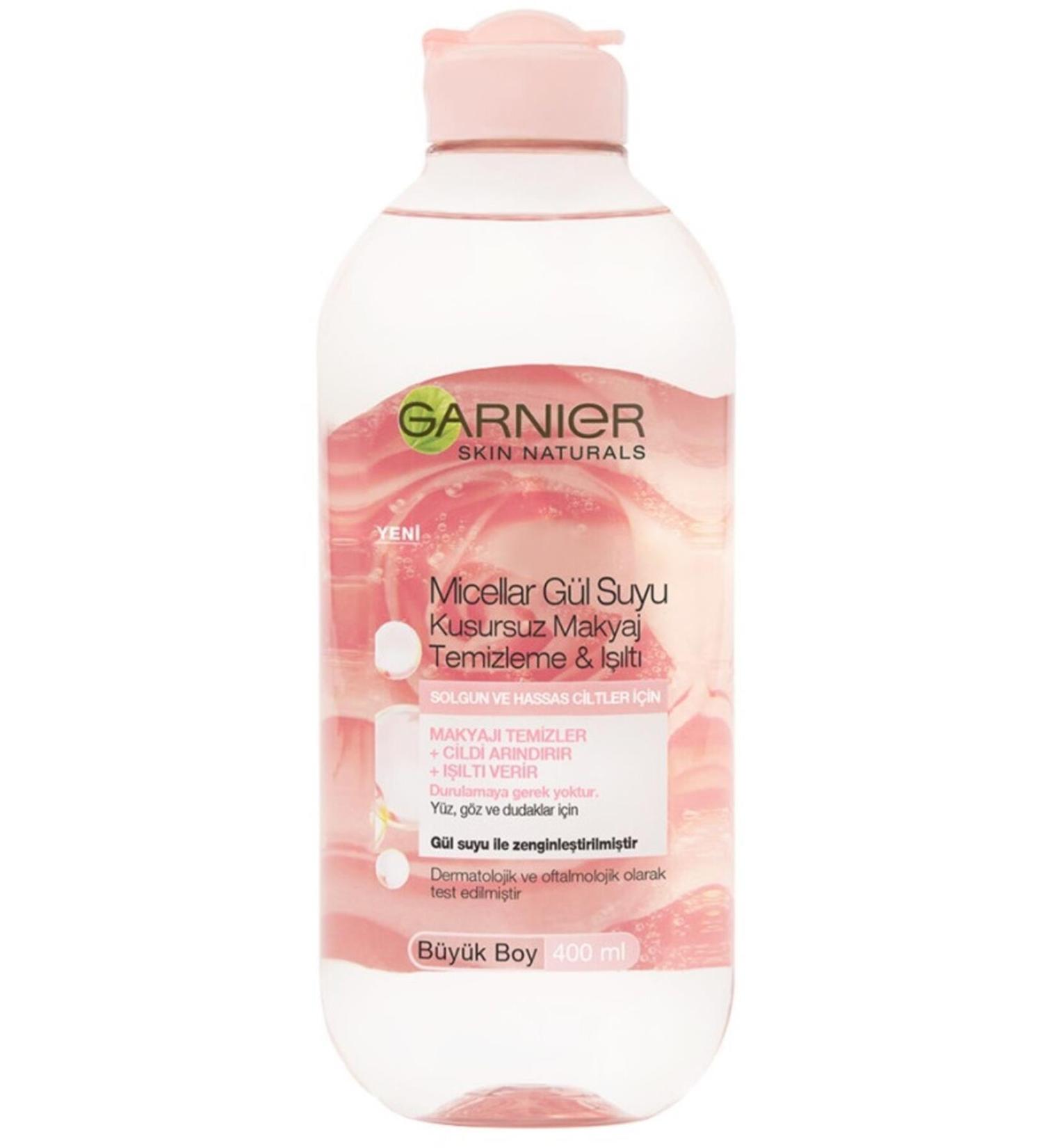Garnier Micellar Rose Water Make-Up Remover 400 Ml - Buy Online on GoSupps.com