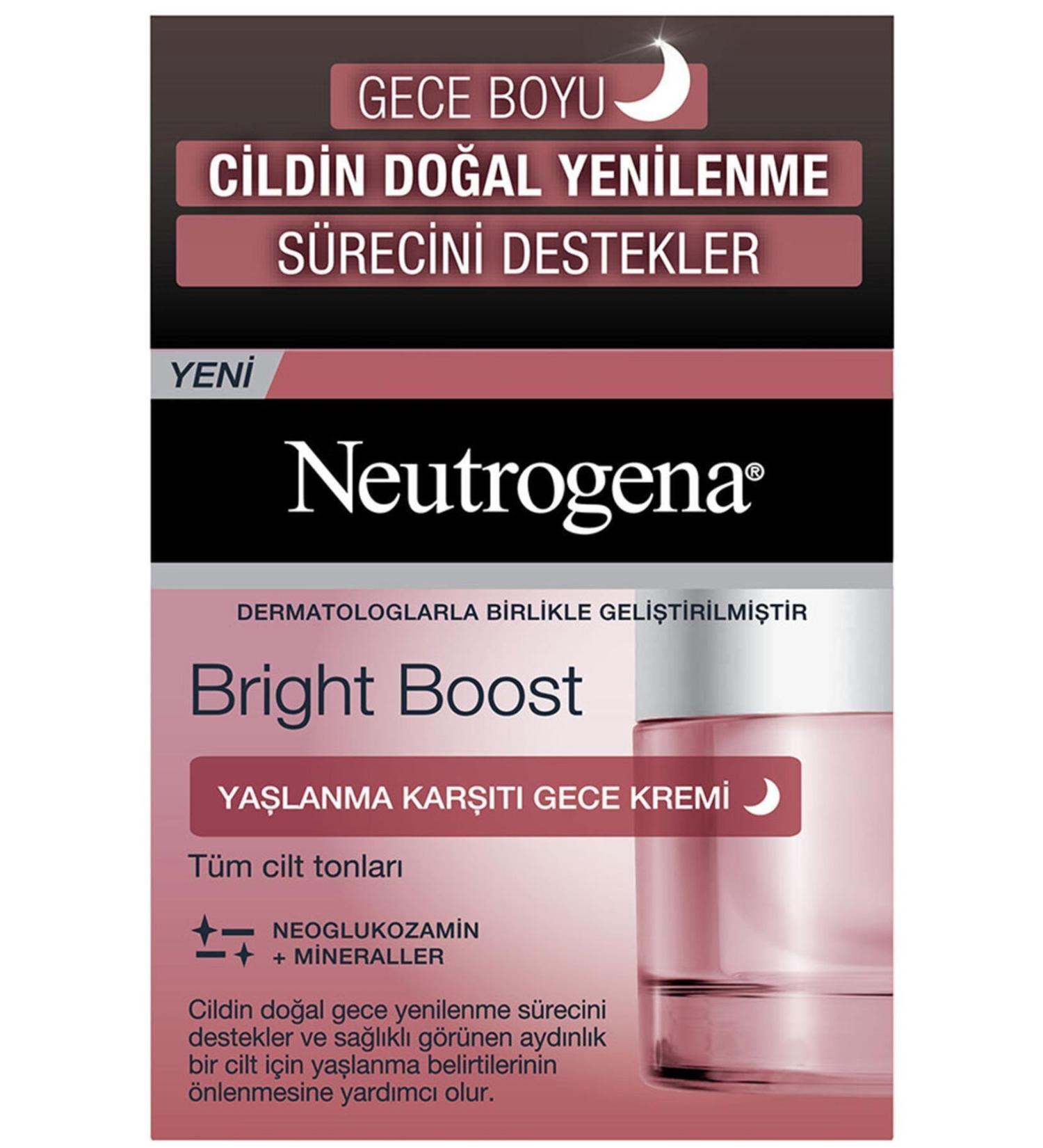 Neutrogena Bright Boost Night Cream 50 Ml Category: Hand Cream