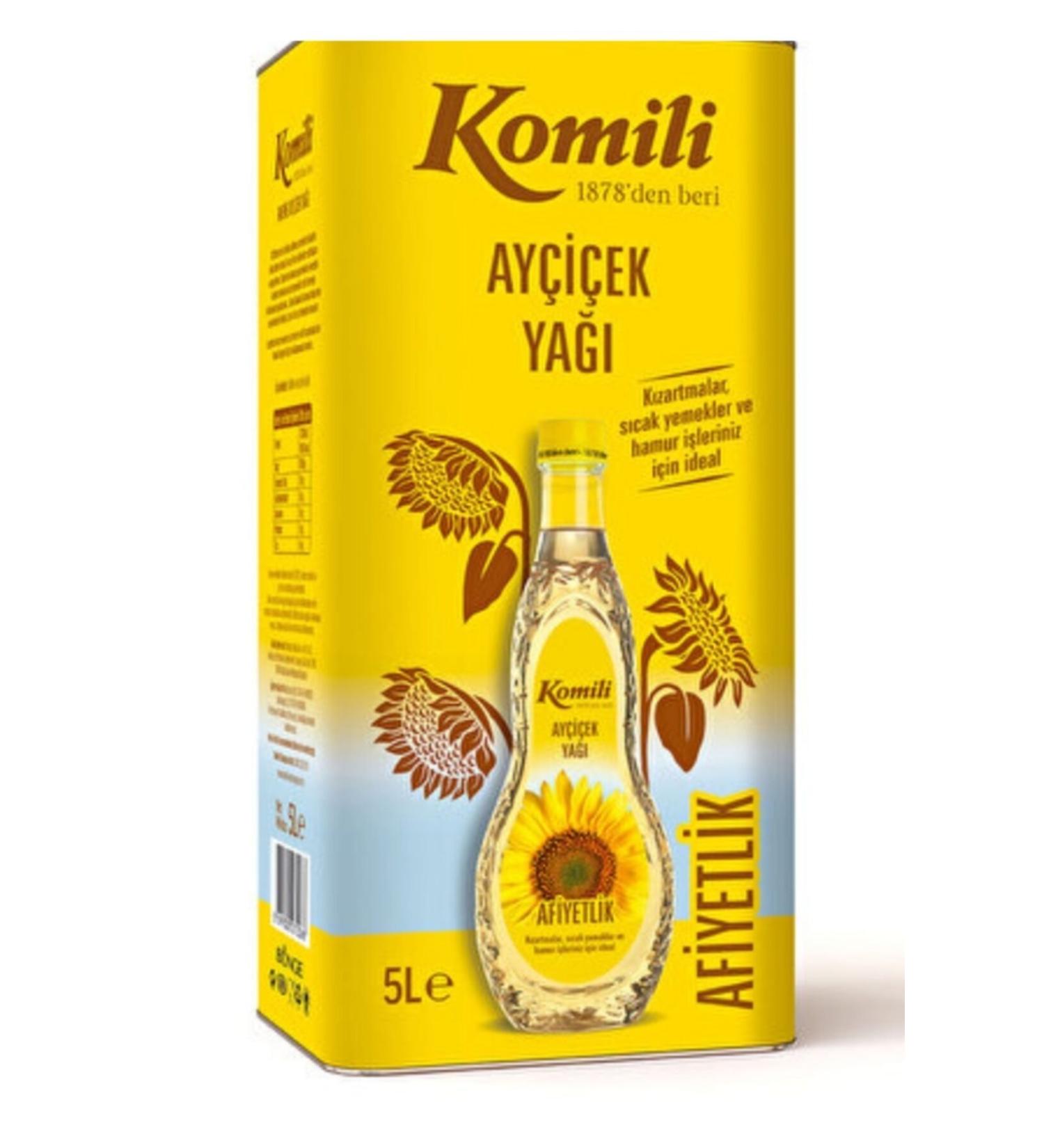 Komili Healthy Sunflower Oil 5 liters