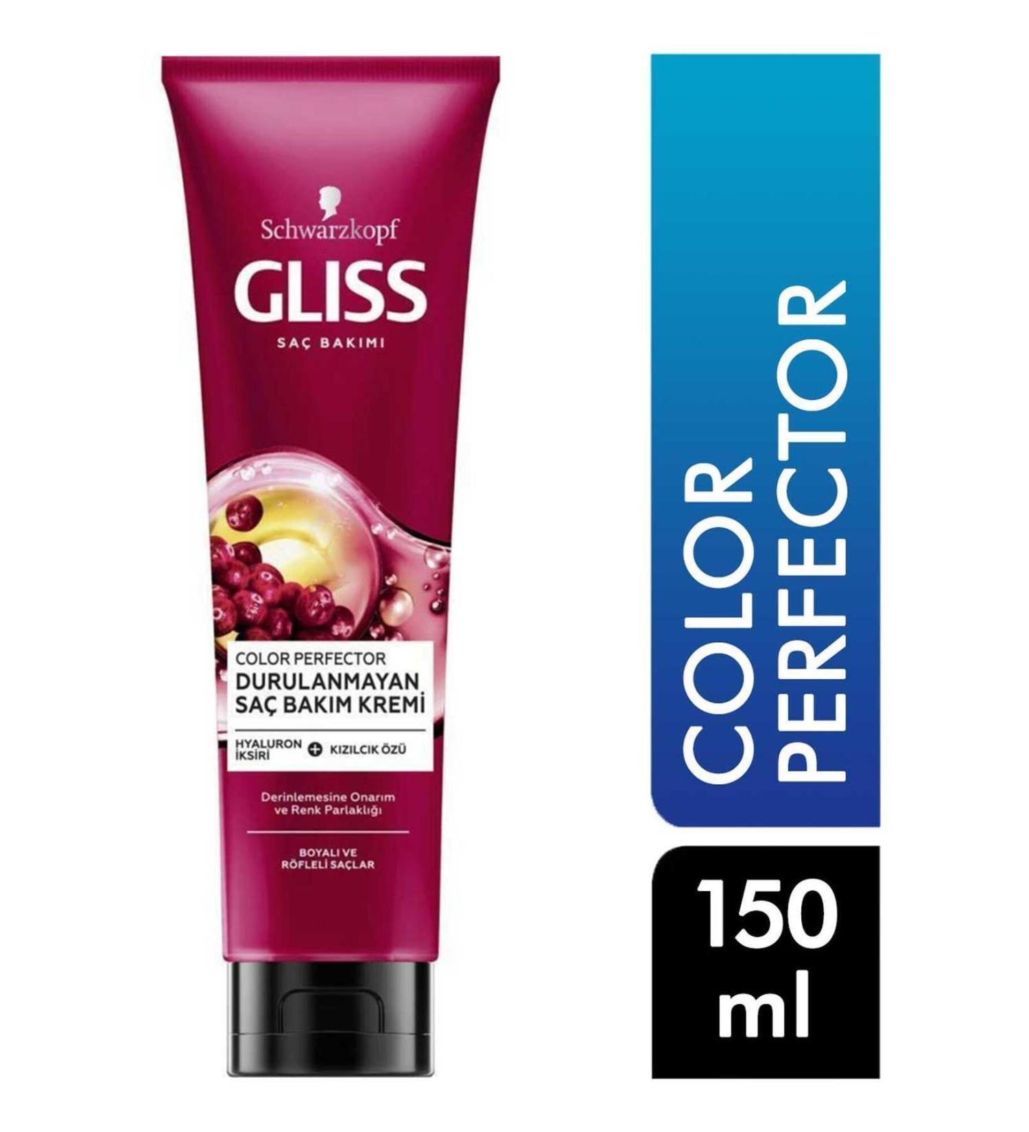 Gliss Brand: Leave-In Hair Care Cream 150 Ml Color Perfector 3838824375076 Category: Hair Conditioner