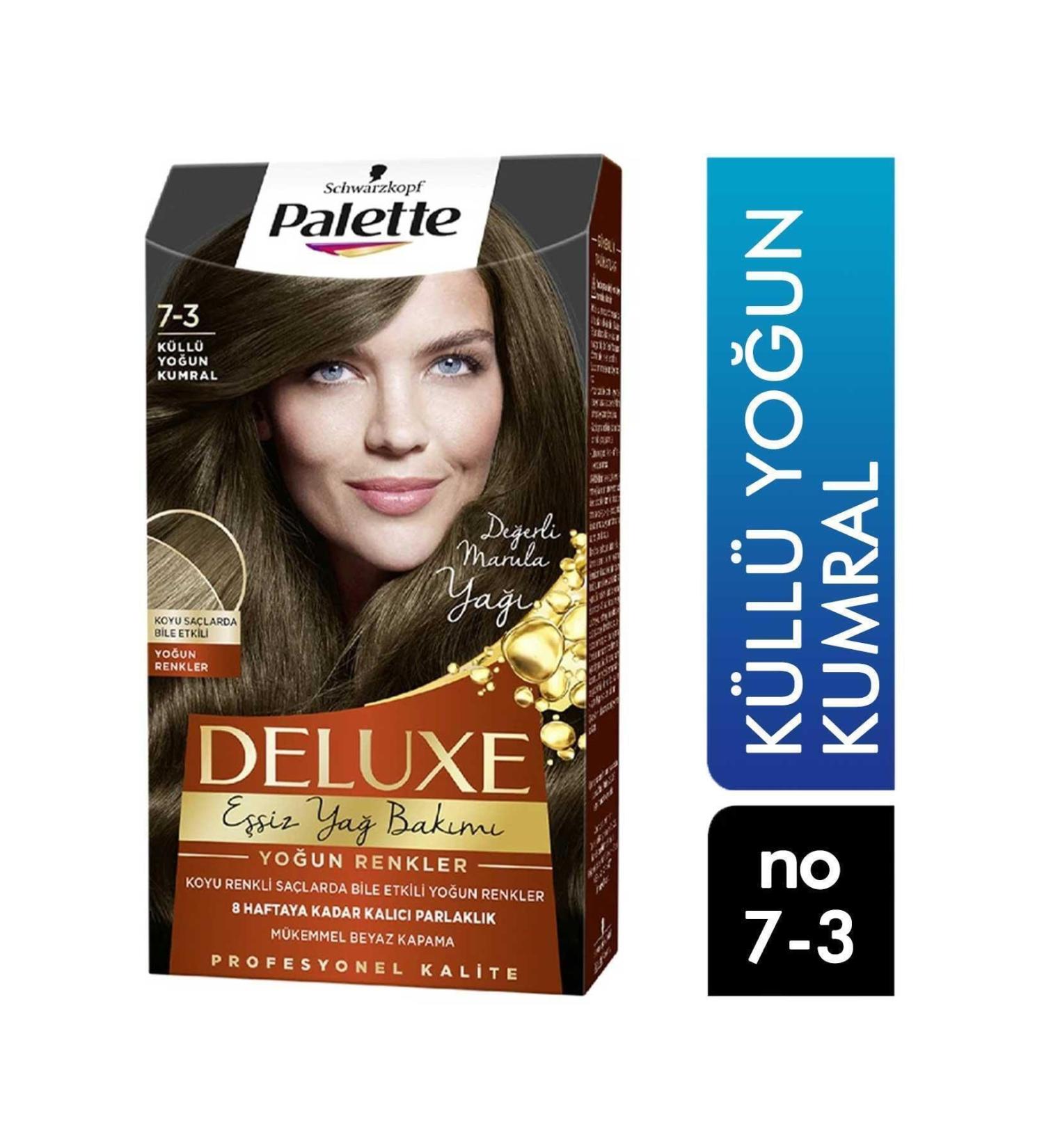 Palette Deluxe Unique Oil Care Hair Dye Ash Intense Blonde 7-3 6281031271551
