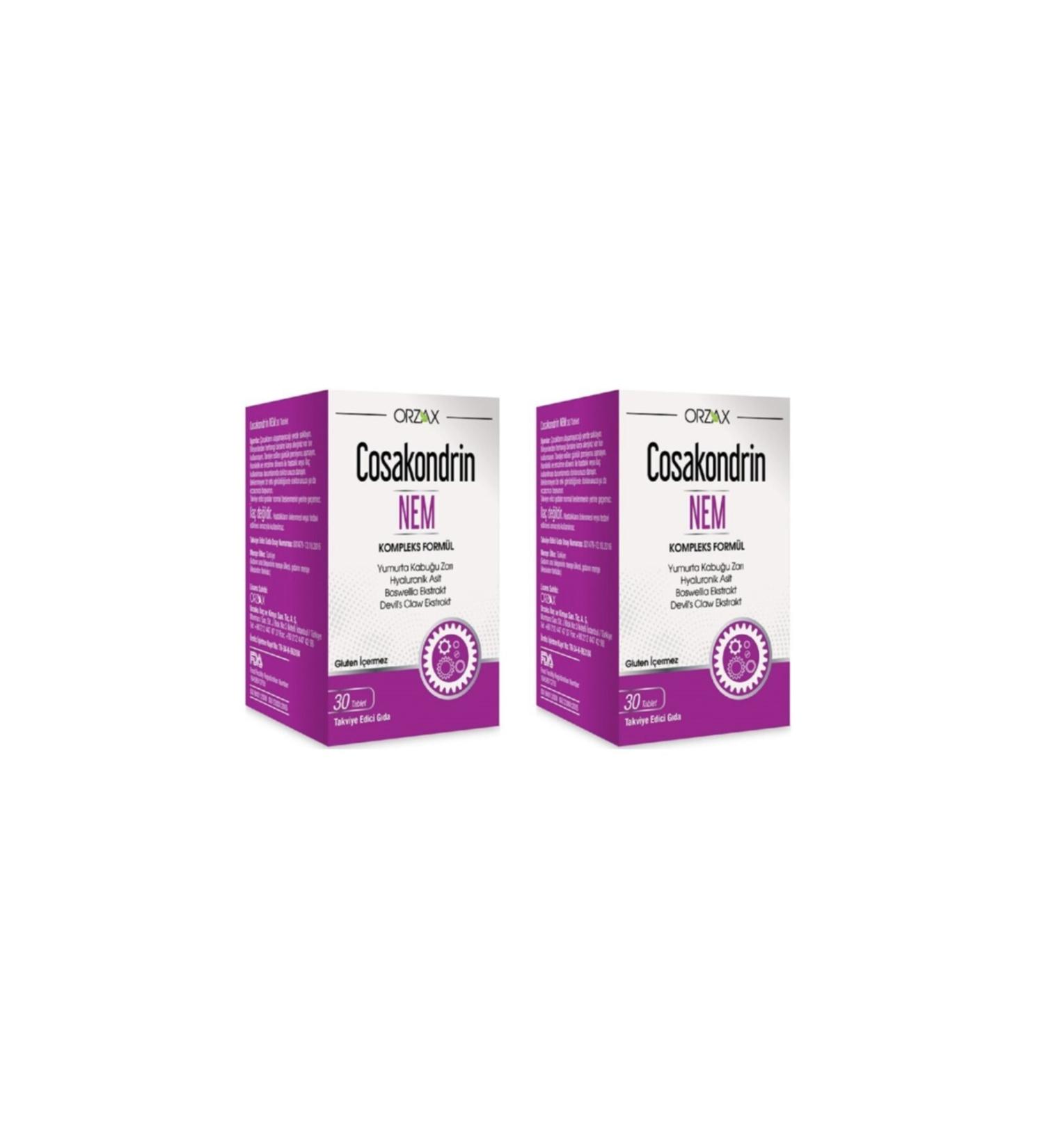 Cosakondrin Cosakondrin Nem 30 Tablets 2 Boxes