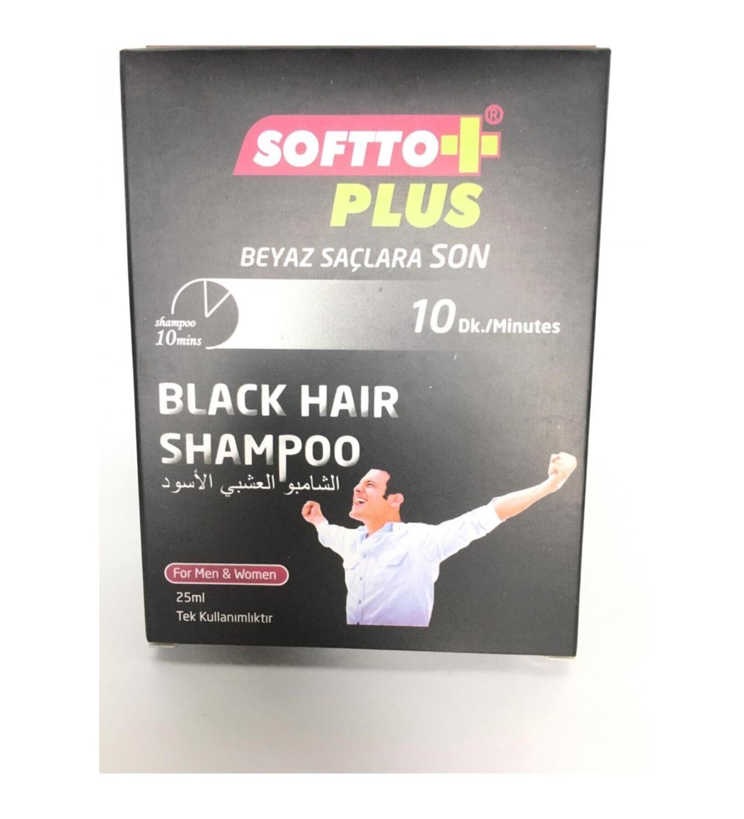 Softto Plus Softto+plus Black Hair Shampoo