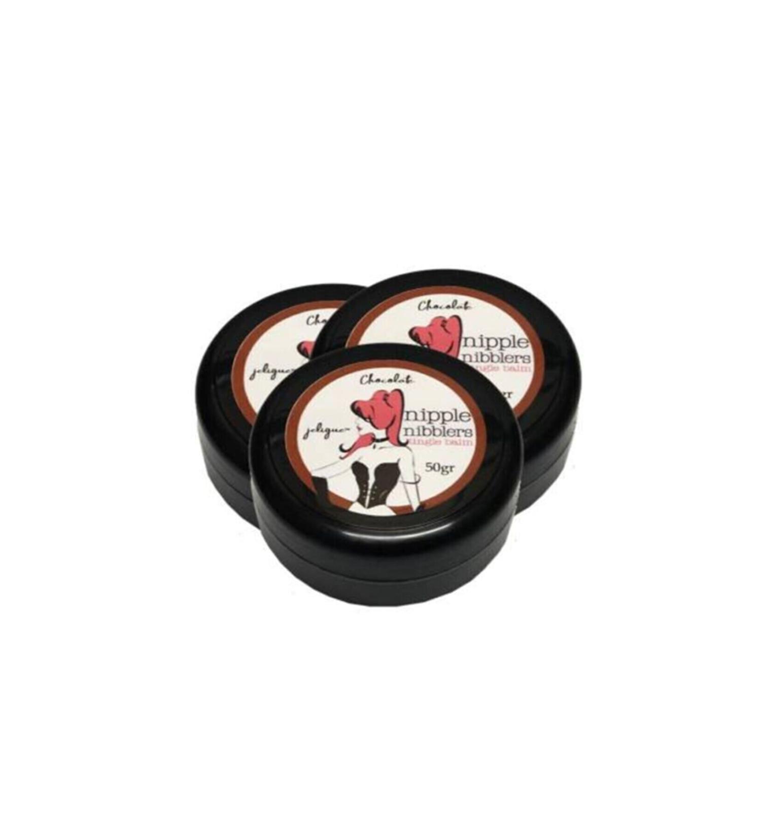 Nipple Nibblers Tingle Balm Chocolate Flavored 50ml Chocolate Breast Care Cream 3 Pieces