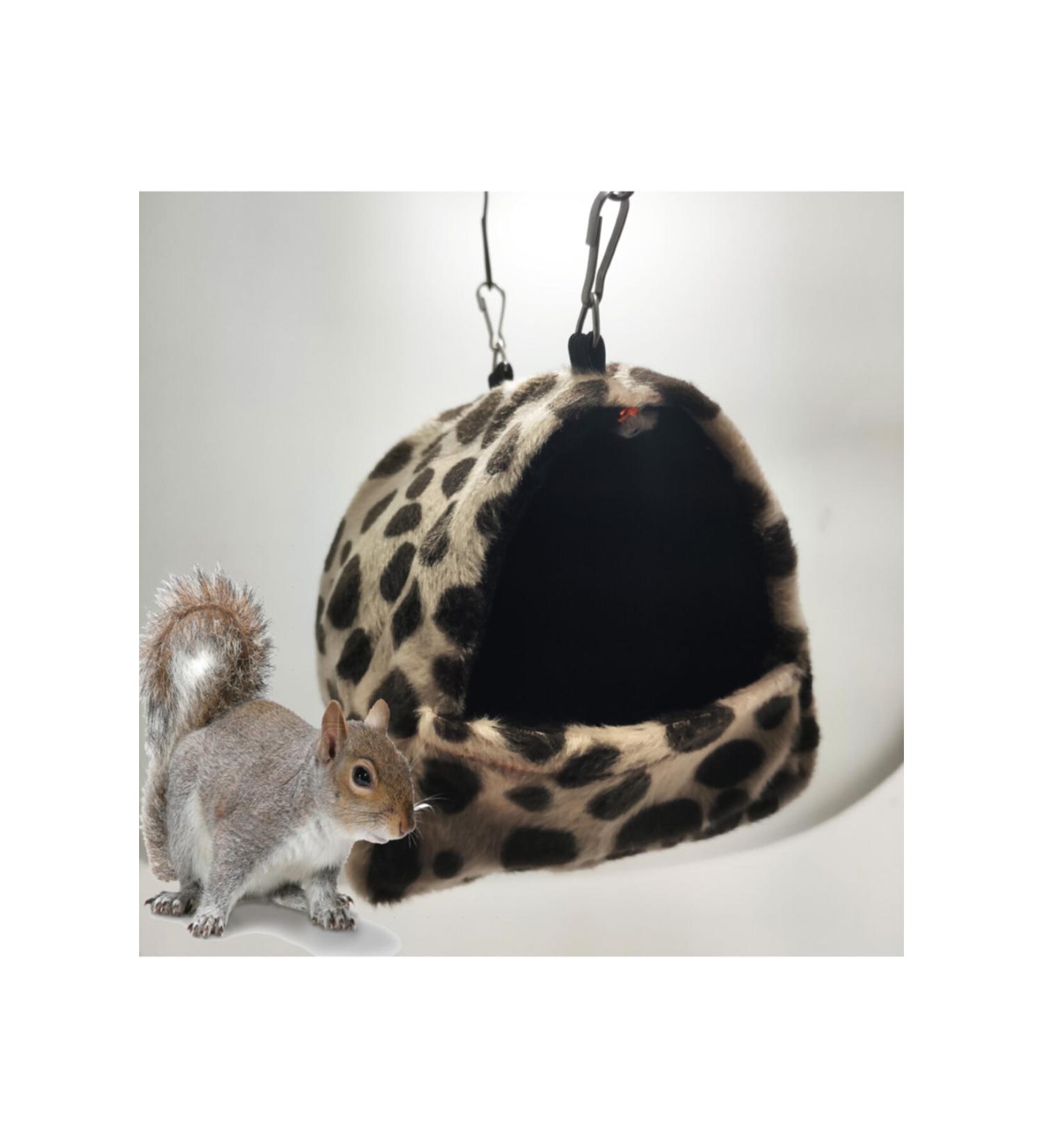 ozzipetshop Hanging Squirrel Nest in Cage Warm Squirrel House Plush - Buy Online on GoSupps.com