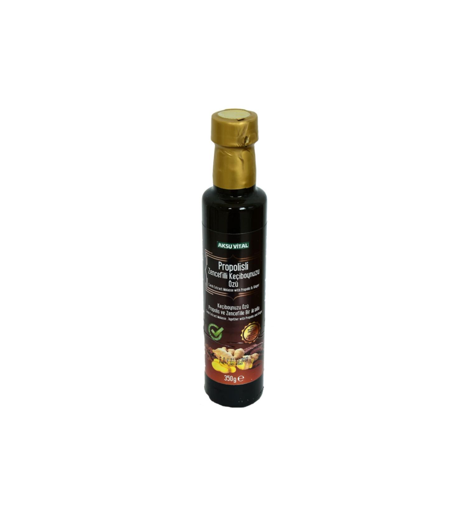 Aksu Vital Propolis Ginger Carob Extract Glass Bottle 350 gr - Buy Online on GoSupps.com
