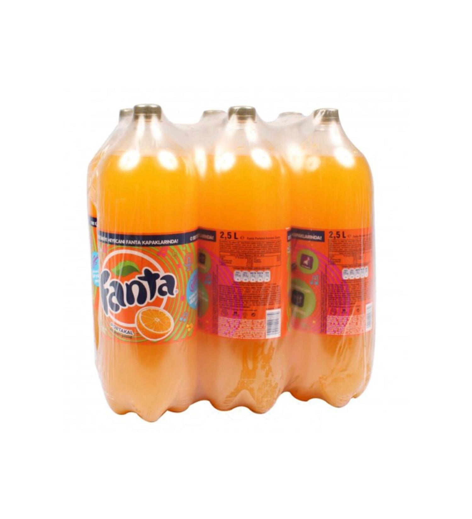Fanta 2.5 Liter X 6 Pieces