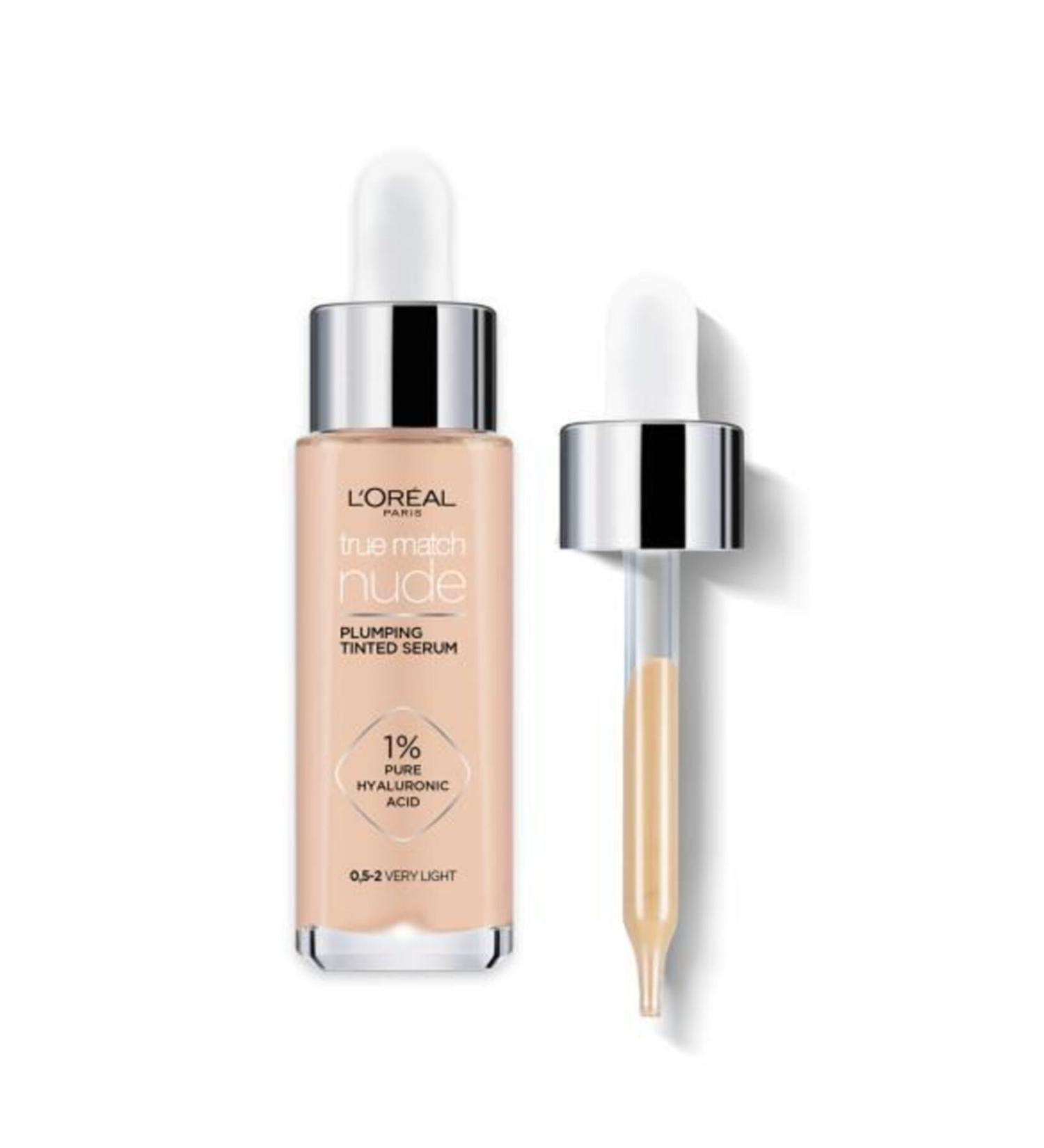 L'Oreal Paris L'or al Paris True Match Nude Serum Foundation 0.5-2 Very Light 3600523989898 - Buy Online on GoSupps.com