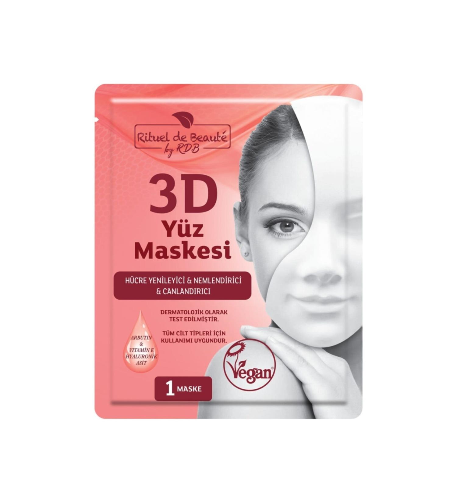 Ritual De Beaute 3d Face Mask and Moisturizing Revitalizer