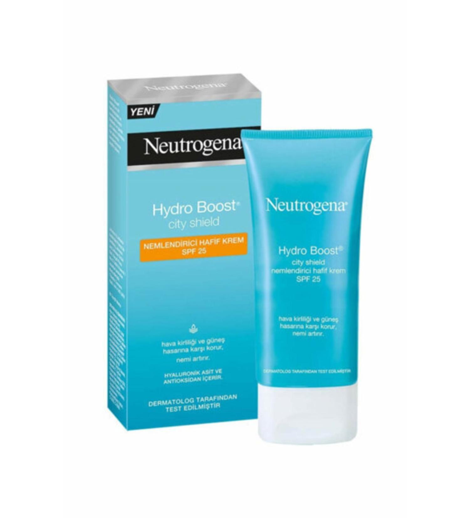 Neutrogena Hydro Boost City Shield Moisturizing Light Cream Spf25 50ml