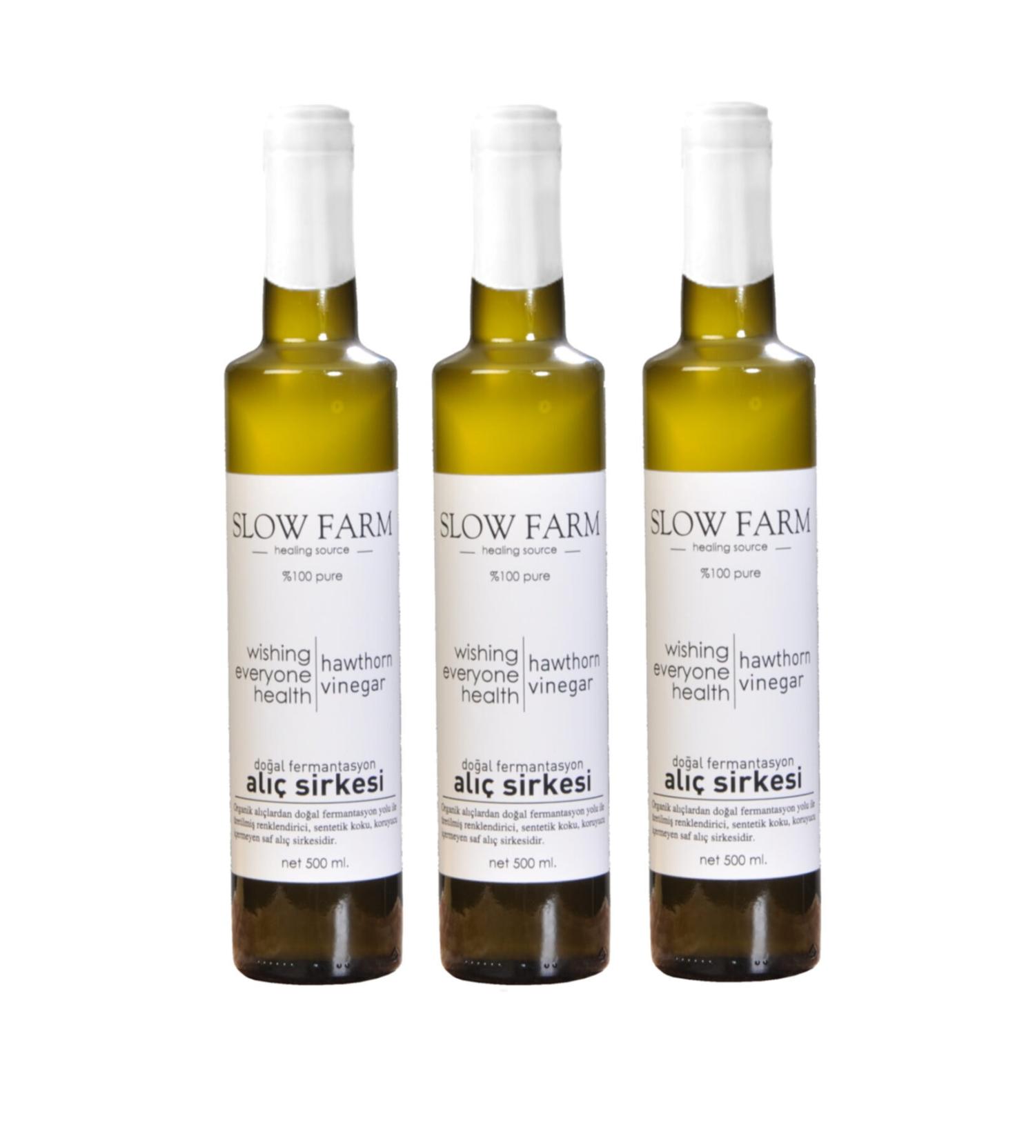 SLOW FARM Natural Fermented Hawthorn Vinegar 3 Pack