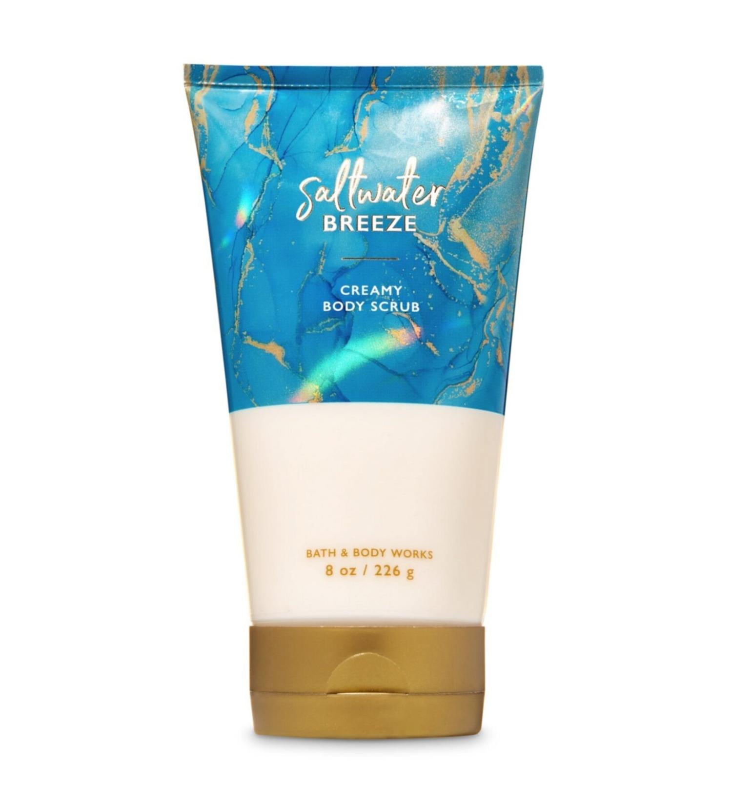 Bath & Body Works Saltwater Breeze Creamy Body Scrub 8 oz / 226 g BBW24611012