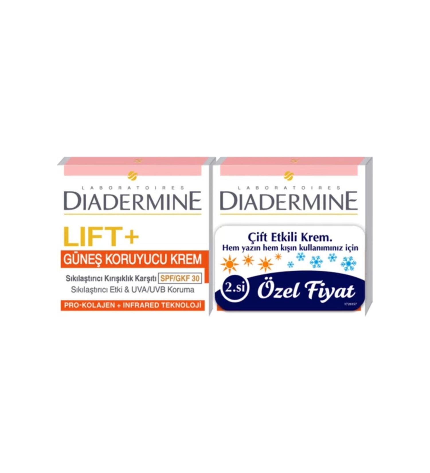 Diadermine Sun Protect Anti-Wrinkle 50 ml and Sunscreen Cream 50 ml