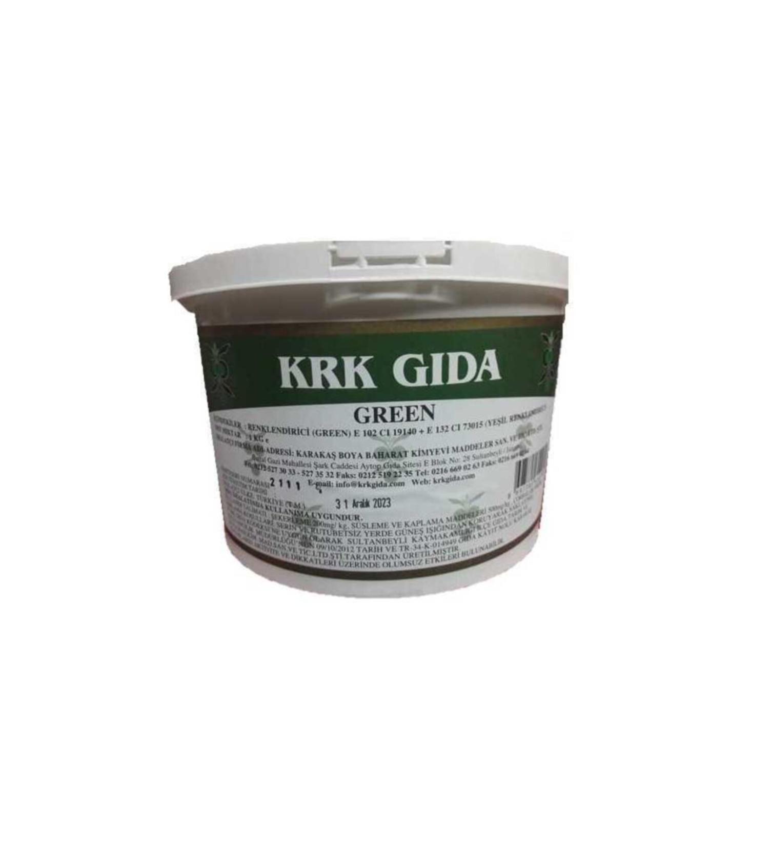 Krk Food Food Coloring Green 1 Kg