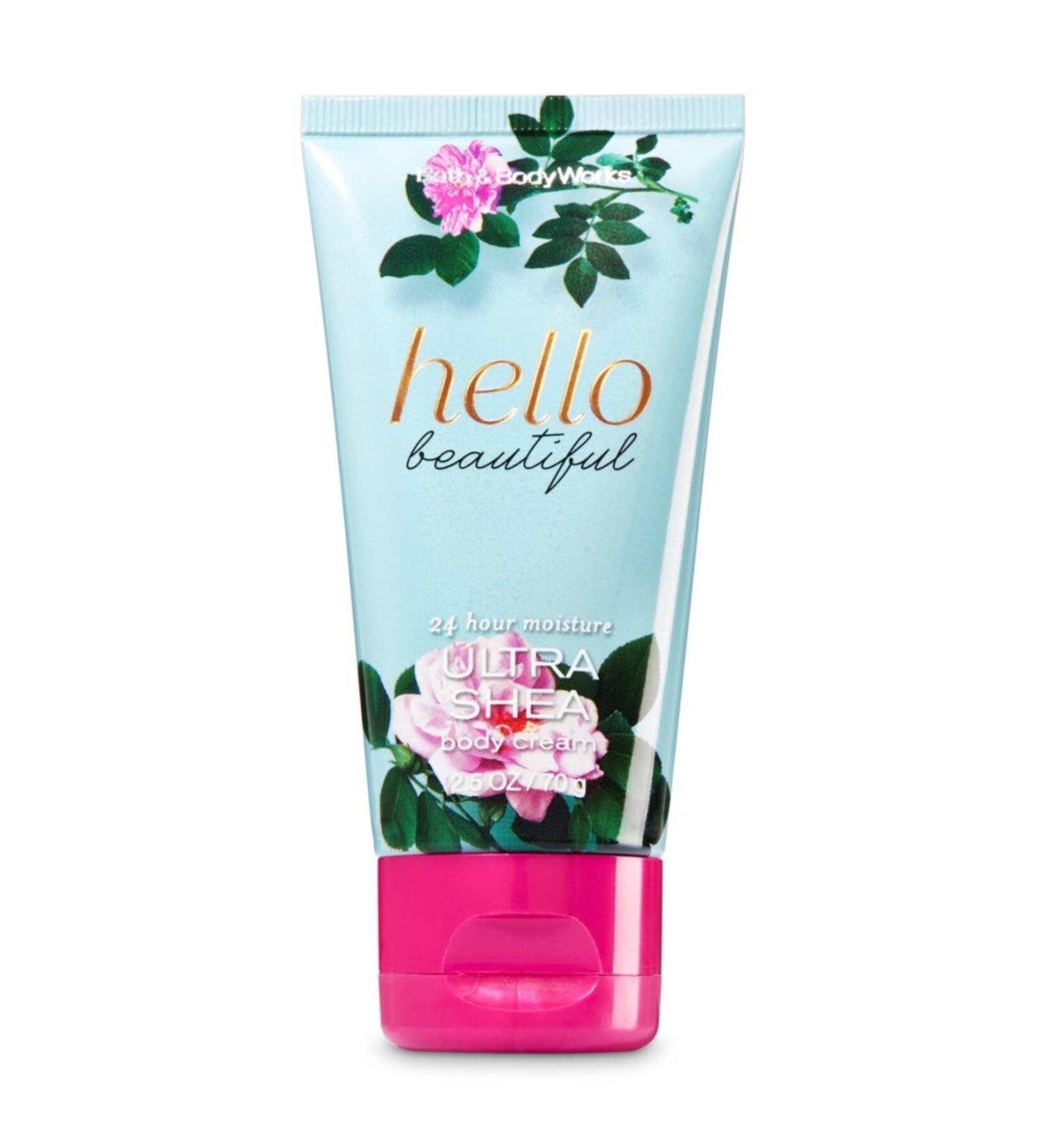 Bath & Body Works Hello Beautiful Travel Size Body Cream 2.5 Oz / 70 G Bbw23188106